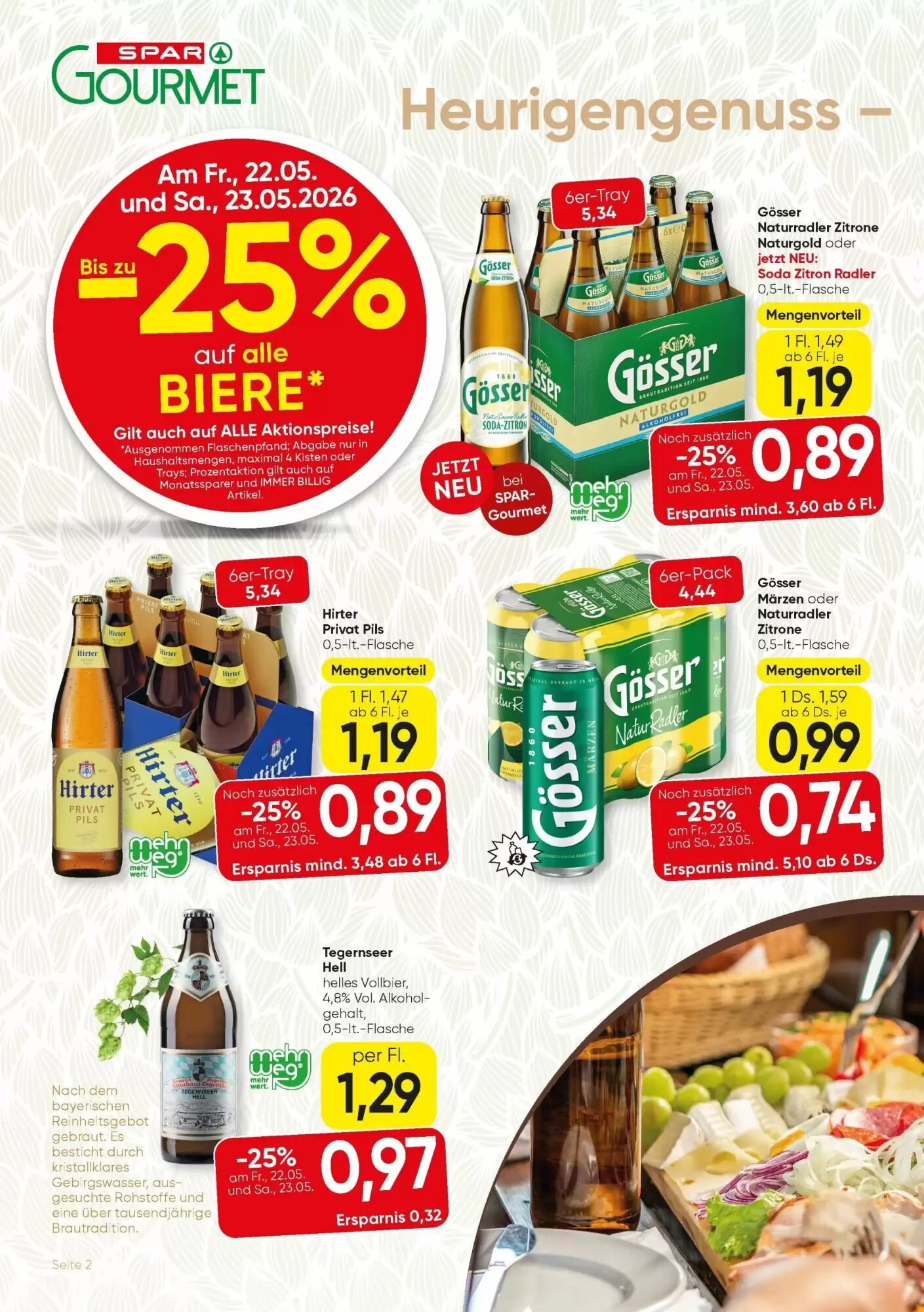 SPAR Gourmet Flugblatt (ab 21.05.2026) - Angebote und Prospekt - Seite 2