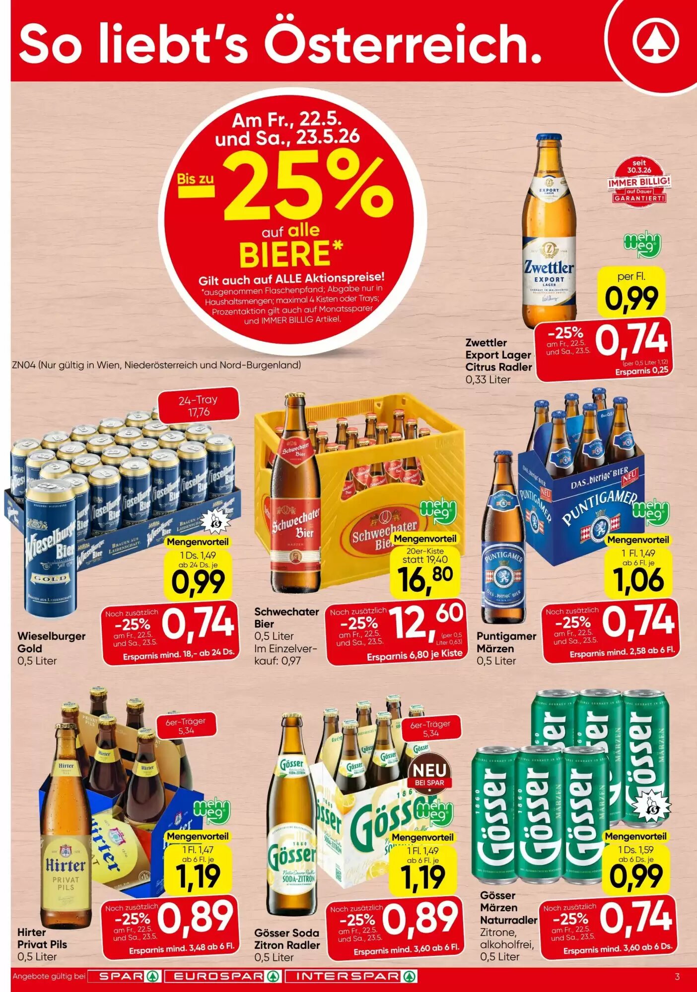 Spar Flugblatt (ab 21.05.2026) - Angebote und Prospekt - Seite 3