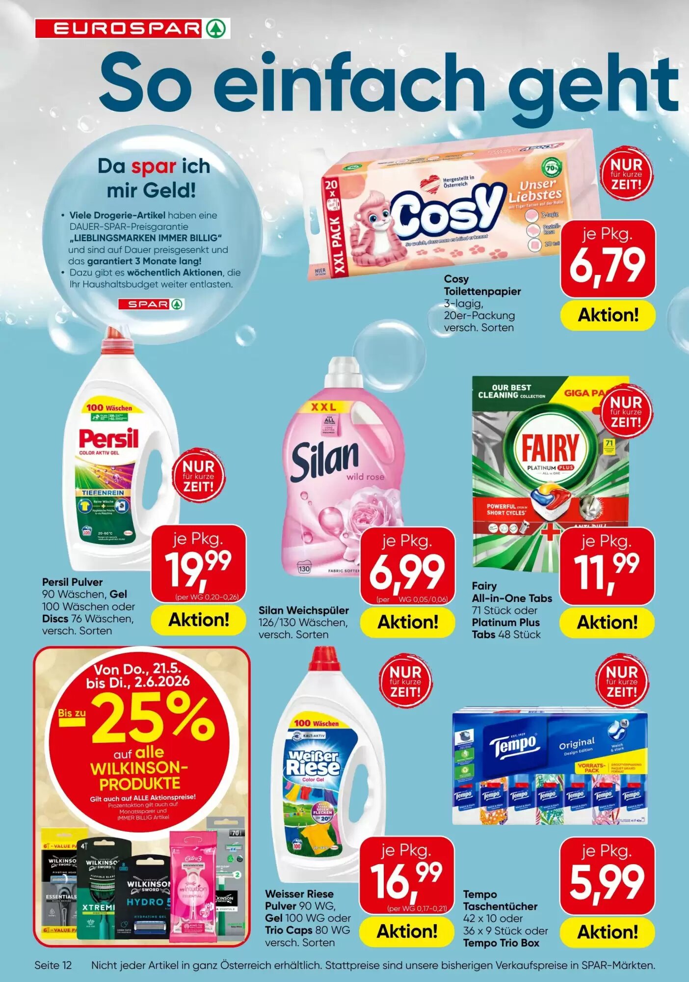 Eurospar Flugblatt (ab 21.05.2026) - Angebote und Prospekt - Seite 12