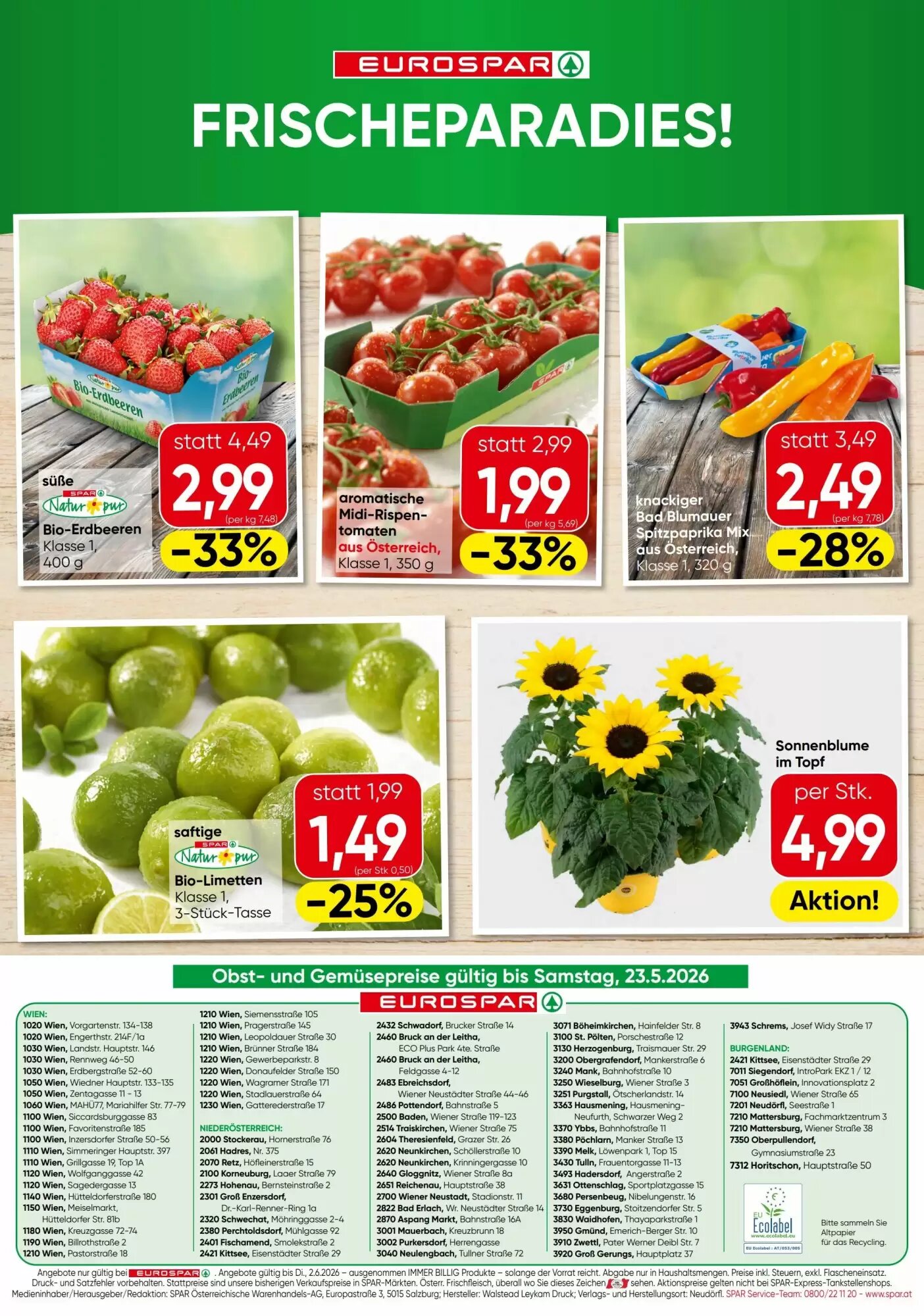 Eurospar Flugblatt (ab 21.05.2026) - Angebote und Prospekt - Seite 16