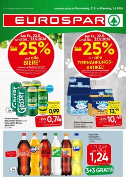 Eurospar Flugblatt (ab 21.05.2026) - Angebote und Prospekt
