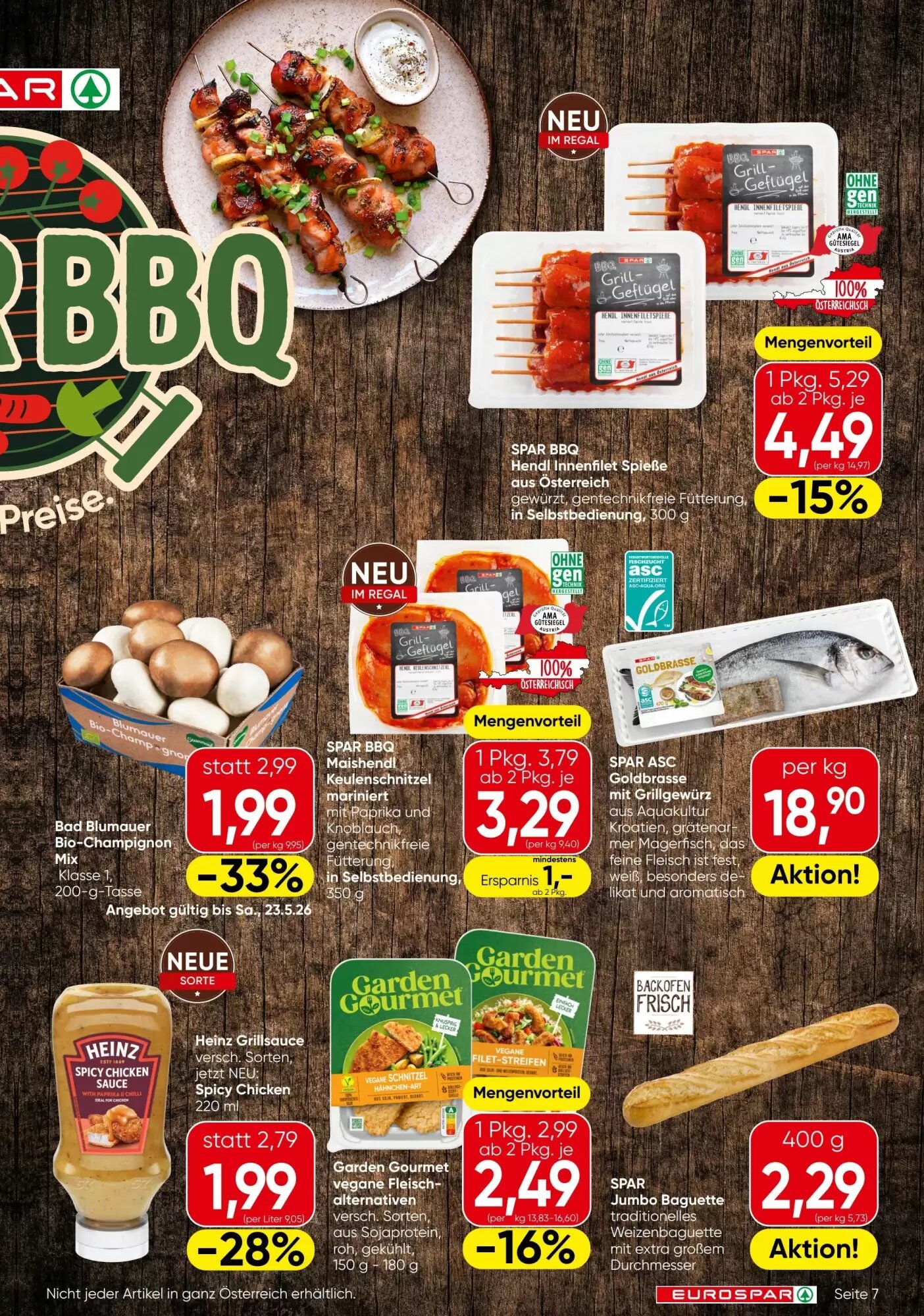 Eurospar Flugblatt (ab 21.05.2026) - Angebote und Prospekt - Seite 7