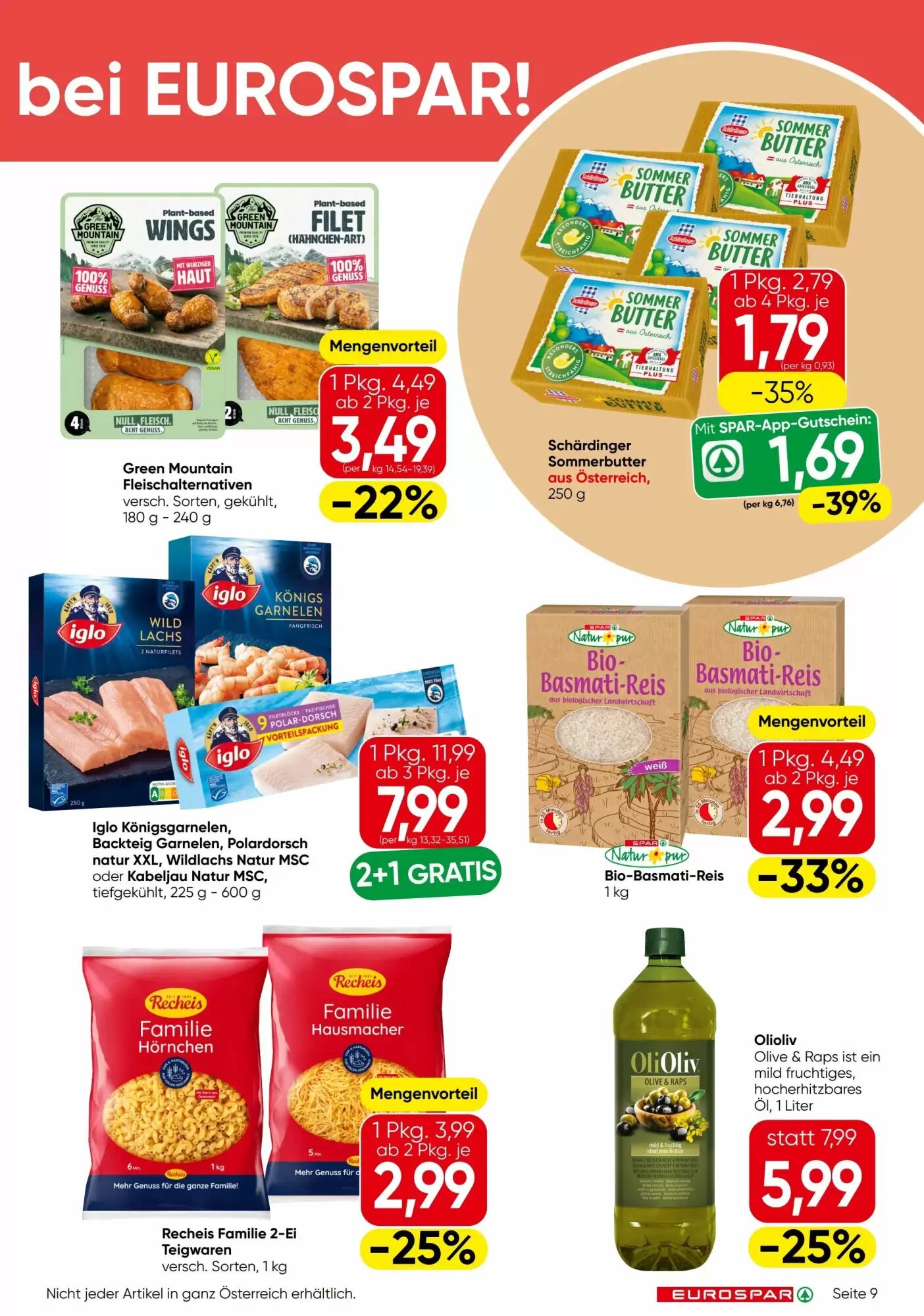 Eurospar Flugblatt (ab 21.05.2026) - Angebote und Prospekt - Seite 9