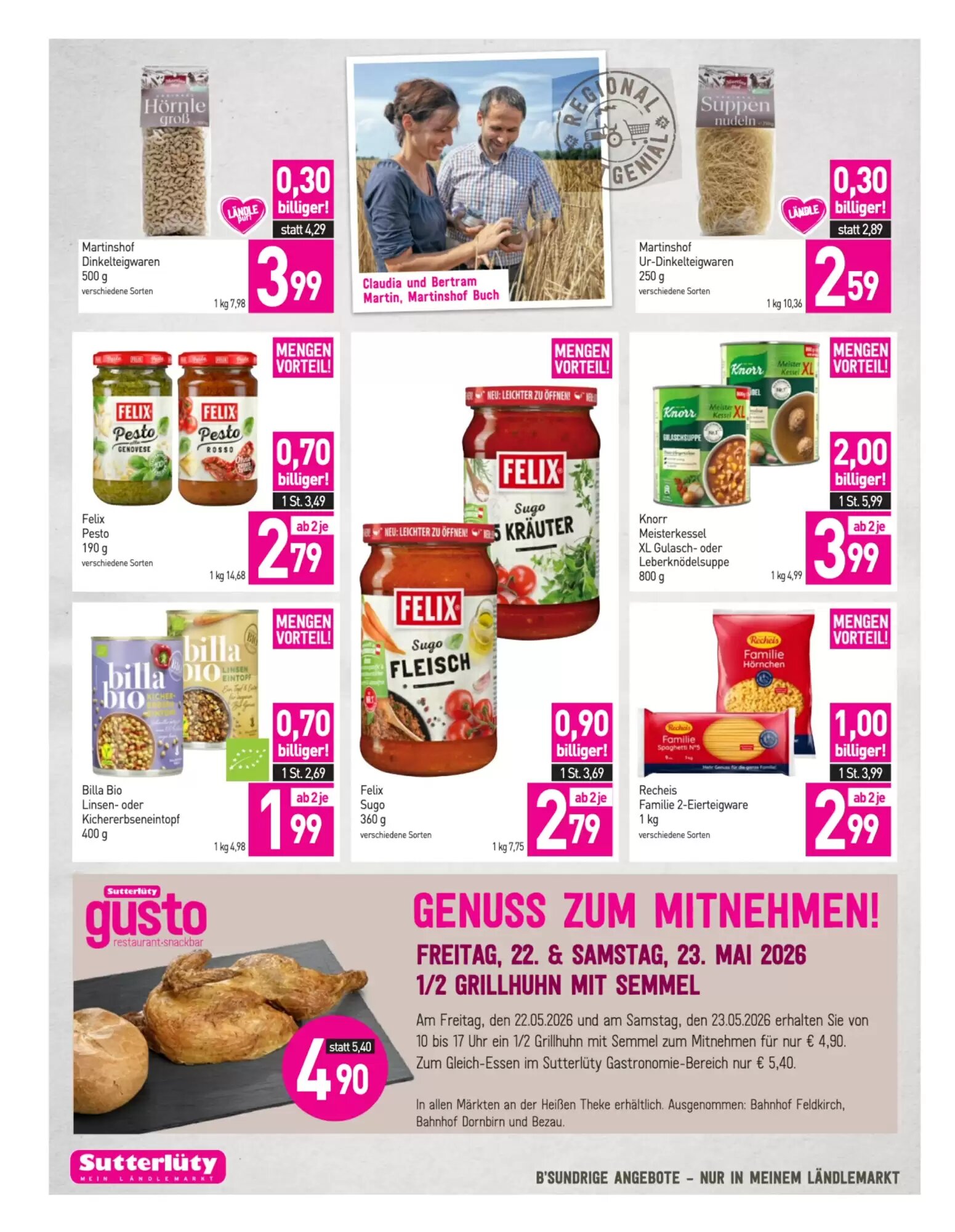 Sutterlüty Flugblatt (ab 21.05.2026) - Angebote und Prospekt - Seite 16