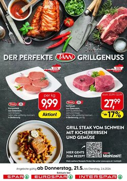 Eurospar Flugblatt (ab 21.05.2026) - Angebote und Prospekt
