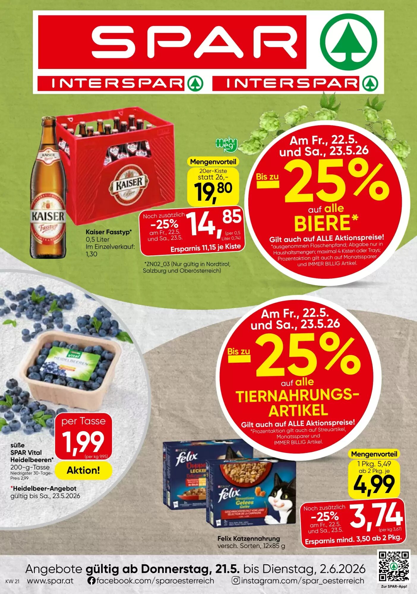 Strasser Markt Flugblatt (ab 21.05.2026) - Angebote und Prospekt - Seite 1