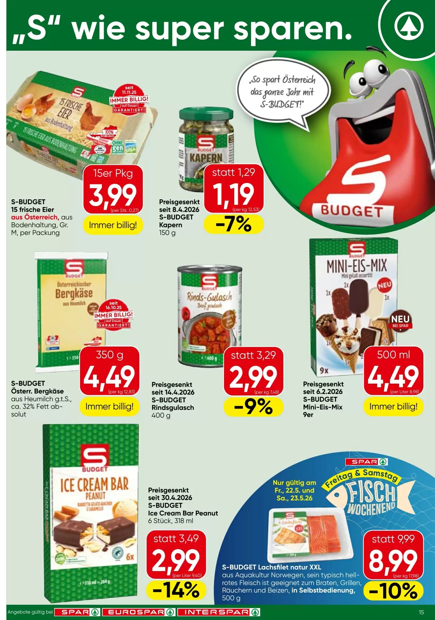 Strasser Markt Flugblatt (ab 21.05.2026) - Angebote und Prospekt - Seite 15