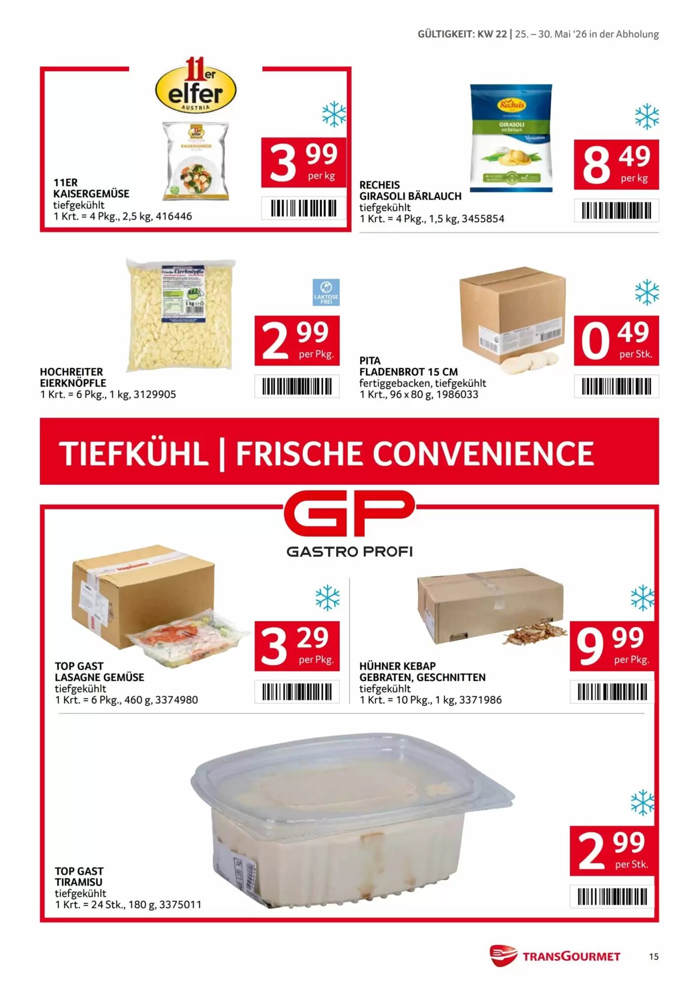 Transgourmet Flugblatt (ab 25.05.2026) - Angebote und Prospekt - Seite 15