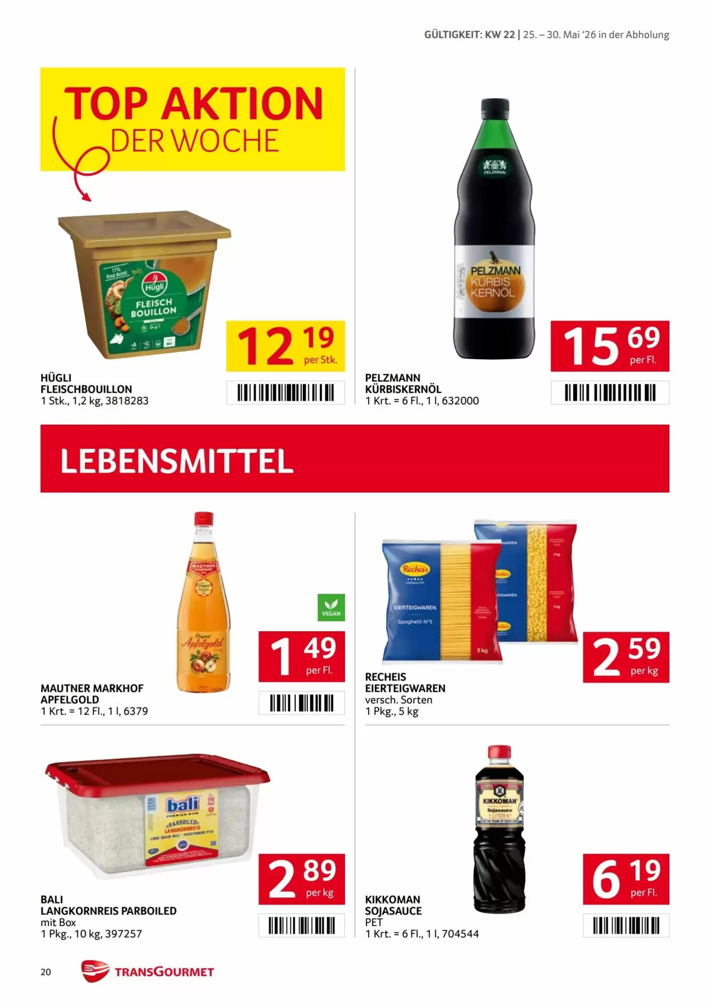 Transgourmet Flugblatt (ab 25.05.2026) - Angebote und Prospekt - Seite 19