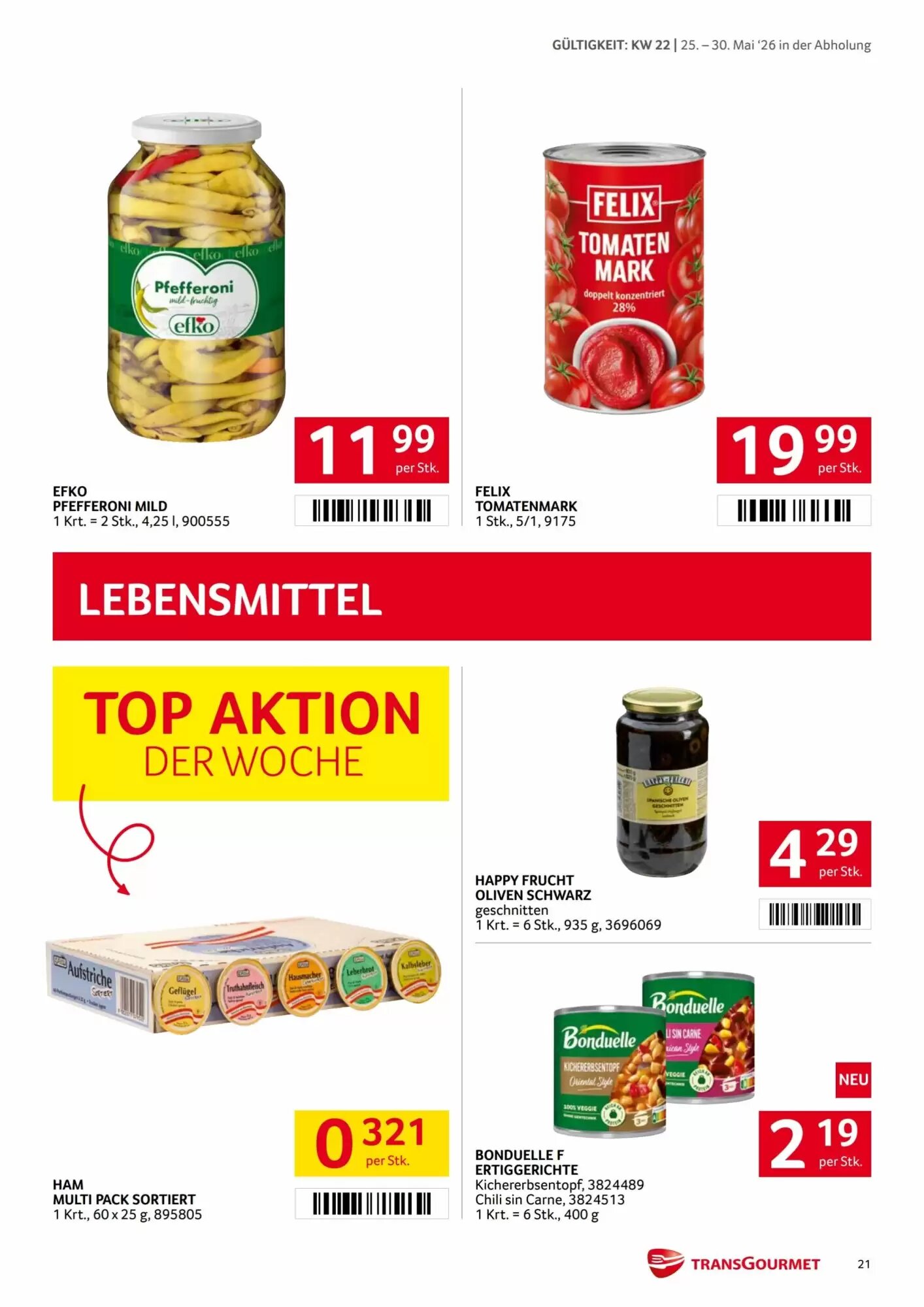 Transgourmet Flugblatt (ab 25.05.2026) - Angebote und Prospekt - Seite 20