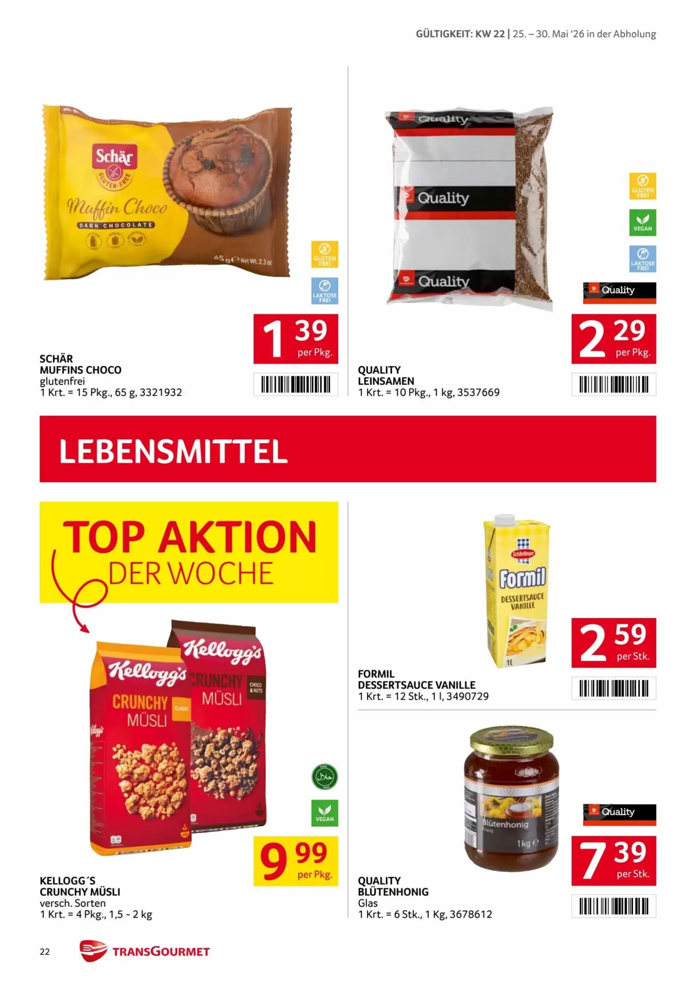 Transgourmet Flugblatt (ab 25.05.2026) - Angebote und Prospekt - Seite 21
