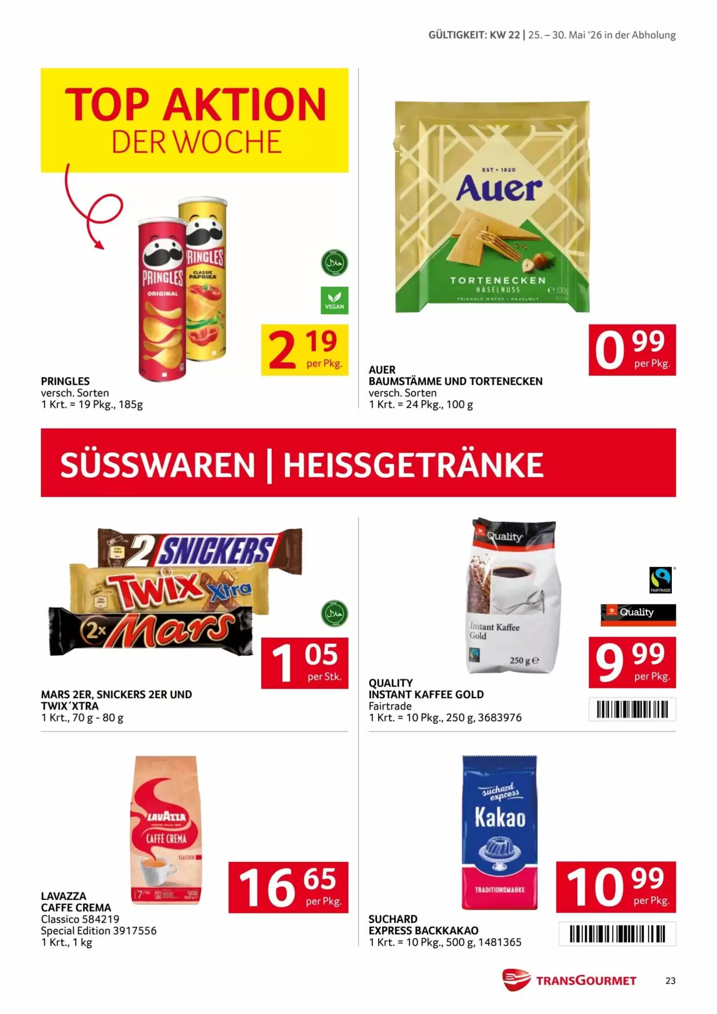 Transgourmet Flugblatt (ab 25.05.2026) - Angebote und Prospekt - Seite 22