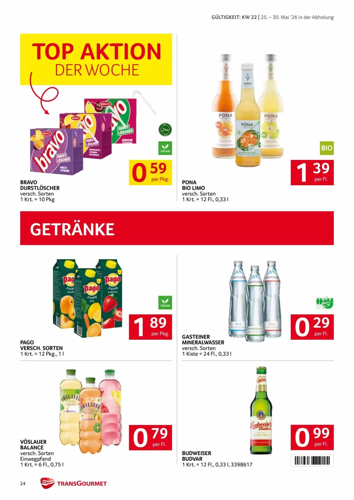 Transgourmet Flugblatt (ab 25.05.2026) - Angebote und Prospekt - Seite 23