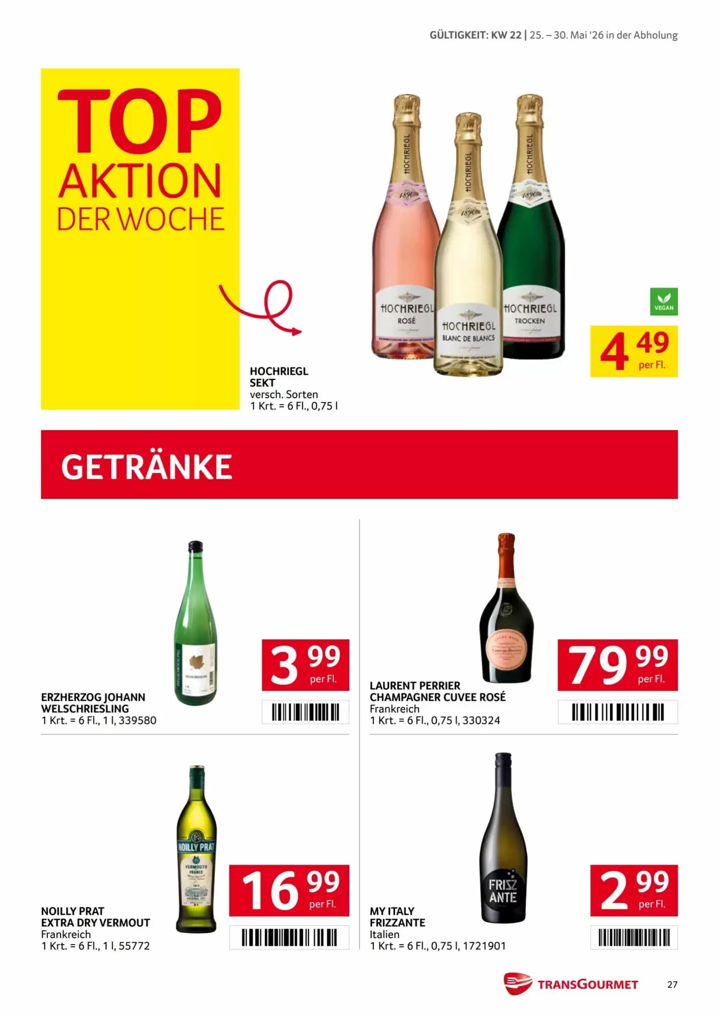 Transgourmet Flugblatt (ab 25.05.2026) - Angebote und Prospekt - Seite 26