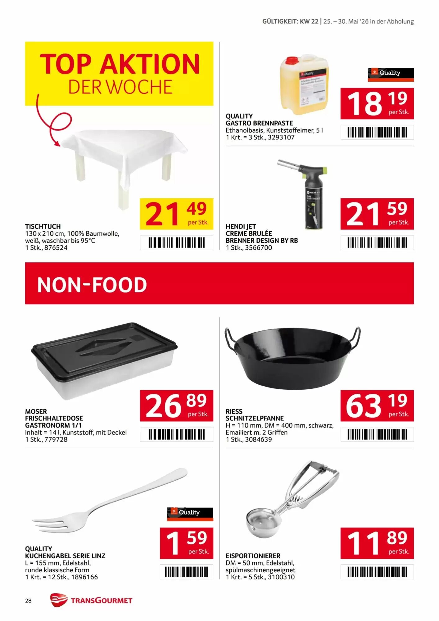 Transgourmet Flugblatt (ab 25.05.2026) - Angebote und Prospekt - Seite 27