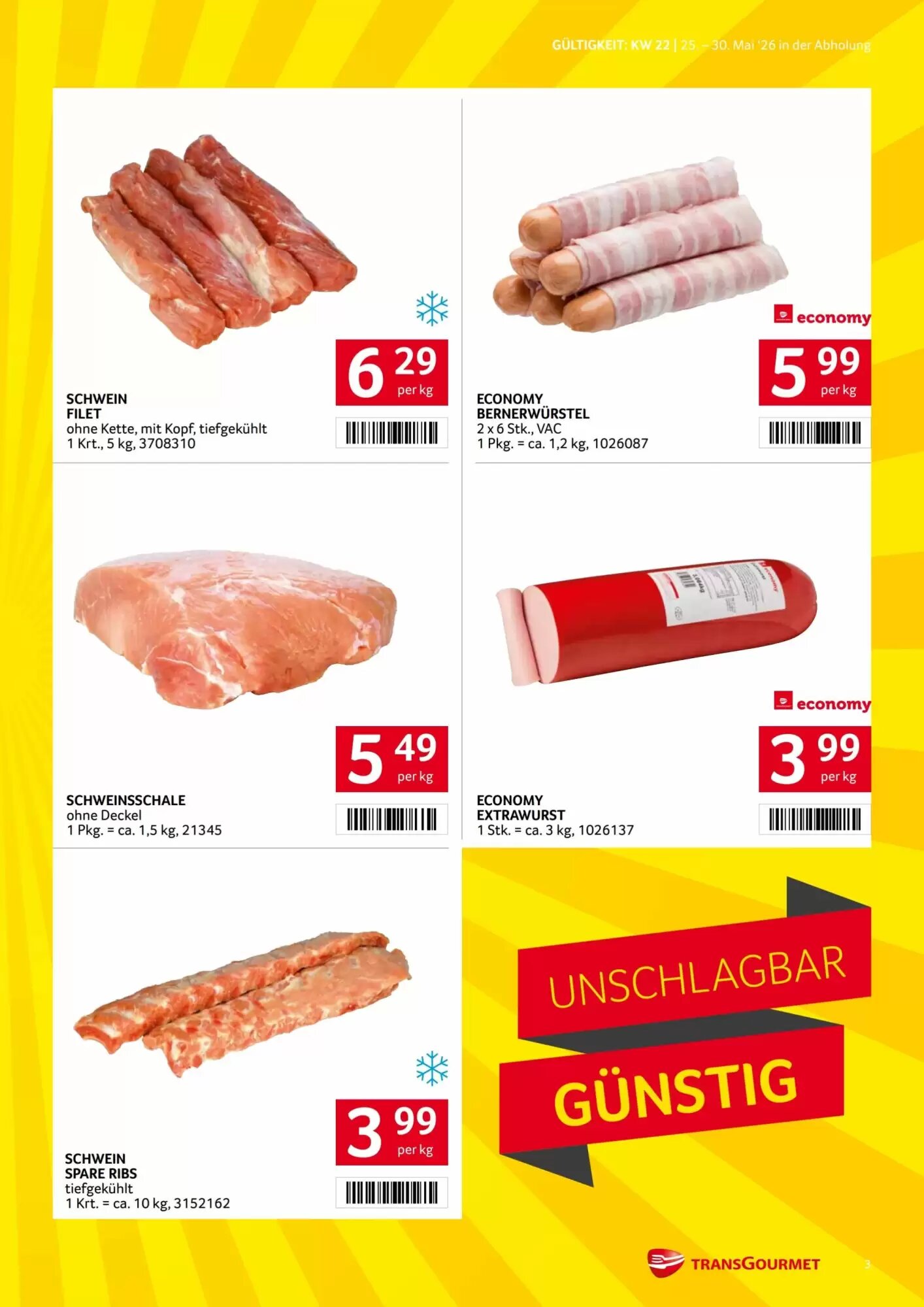 Transgourmet Flugblatt (ab 25.05.2026) - Angebote und Prospekt - Seite 3