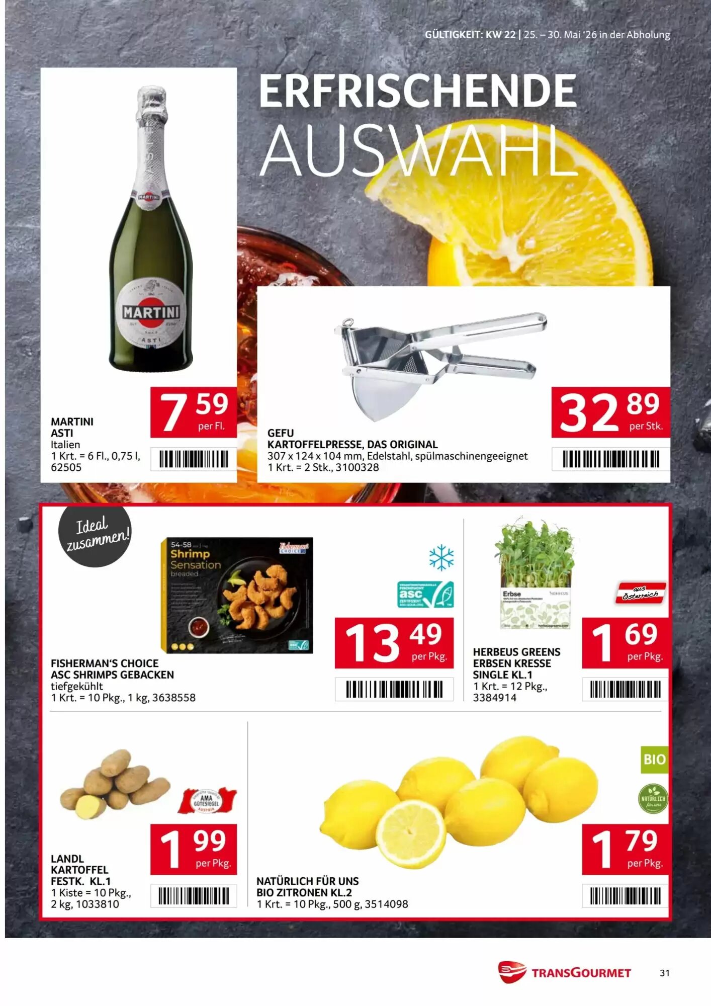 Transgourmet Flugblatt (ab 25.05.2026) - Angebote und Prospekt - Seite 30