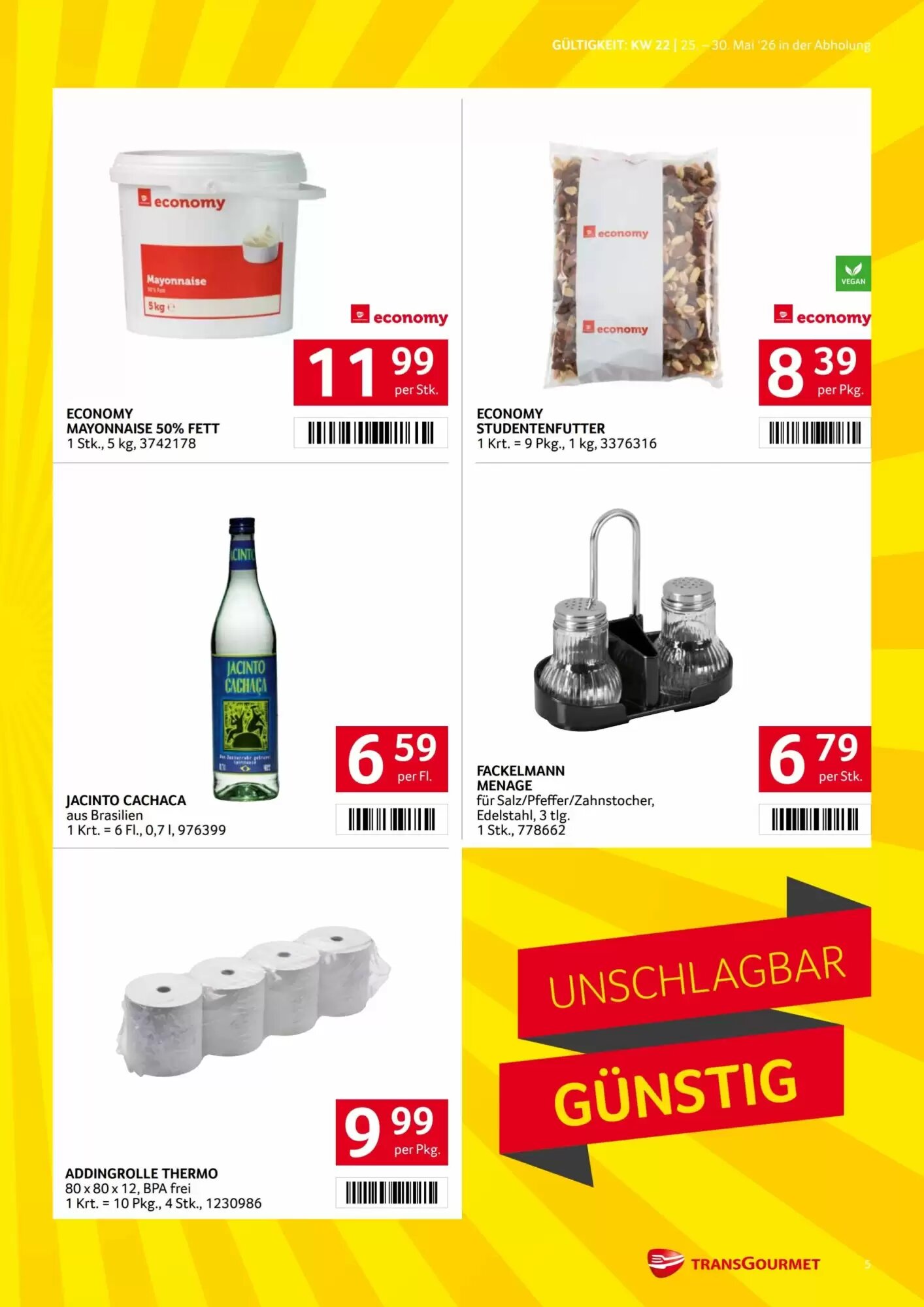 Transgourmet Flugblatt (ab 25.05.2026) - Angebote und Prospekt - Seite 5