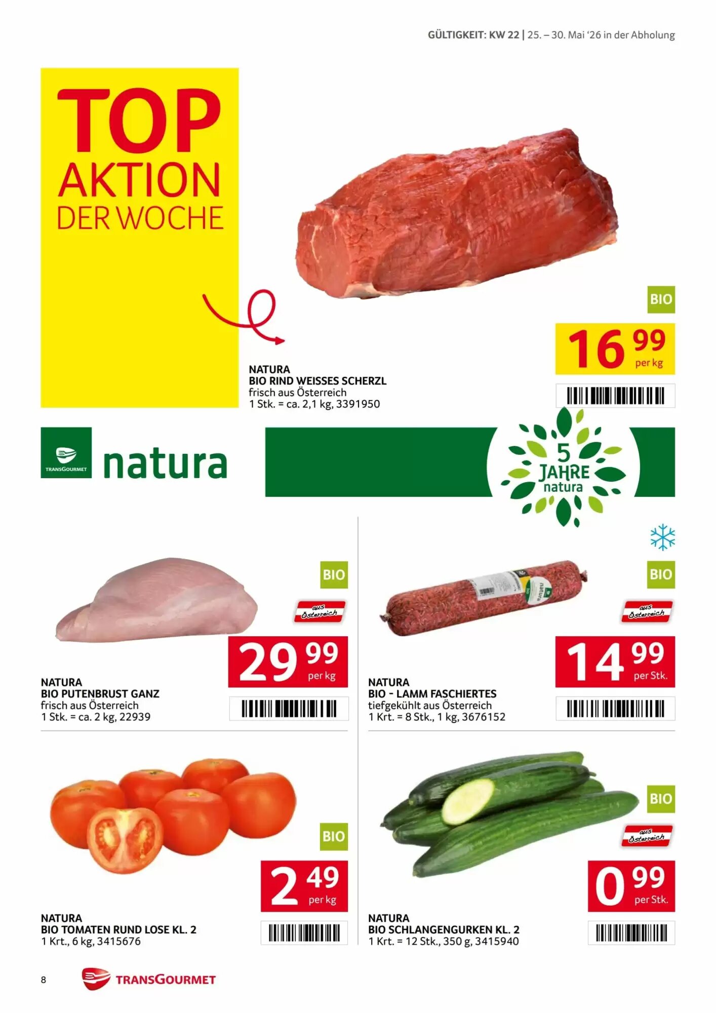 Transgourmet Flugblatt (ab 25.05.2026) - Angebote und Prospekt - Seite 8