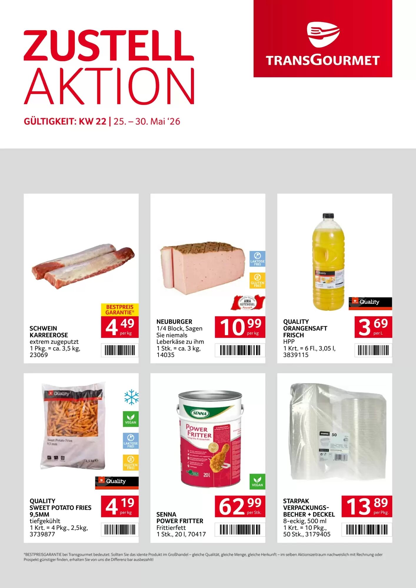 Transgourmet Flugblatt (ab 25.05.2026) - Angebote und Prospekt - Seite 1