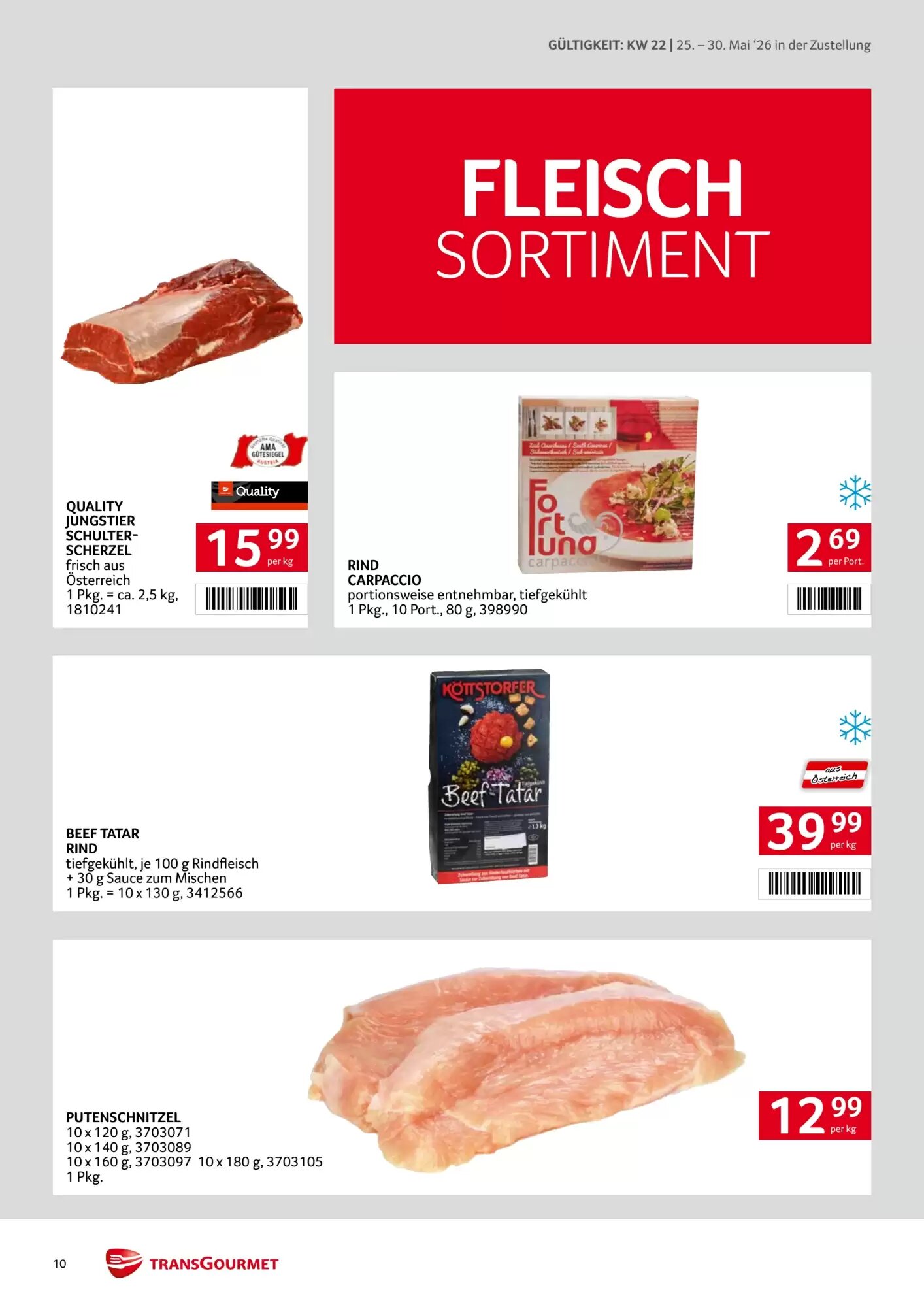 Transgourmet Flugblatt (ab 25.05.2026) - Angebote und Prospekt - Seite 10