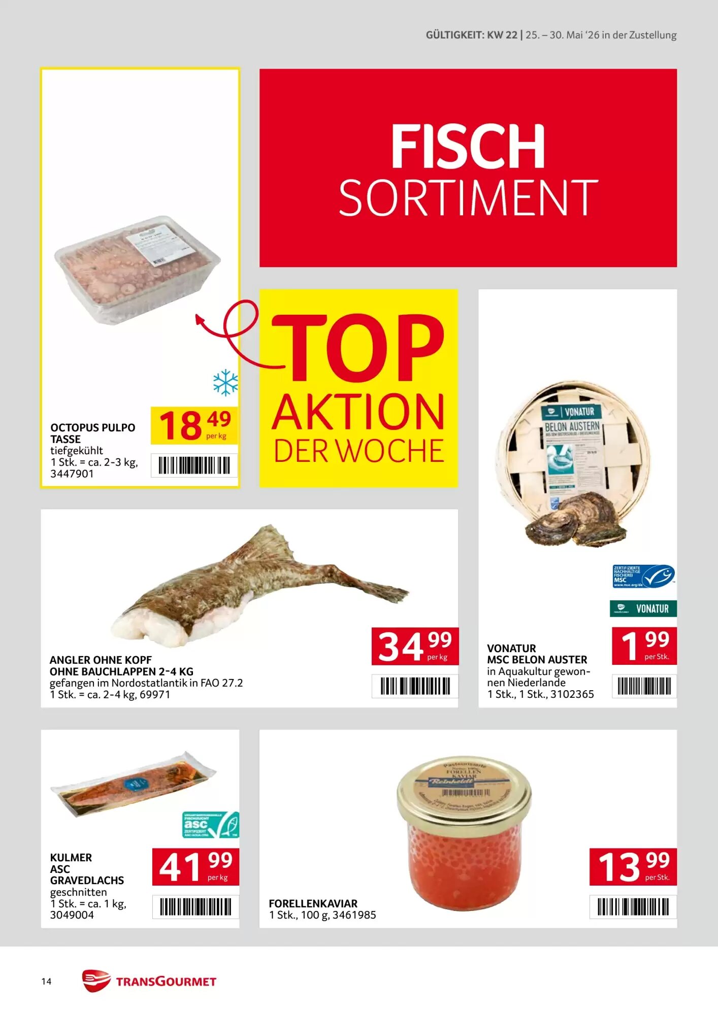 Transgourmet Flugblatt (ab 25.05.2026) - Angebote und Prospekt - Seite 14