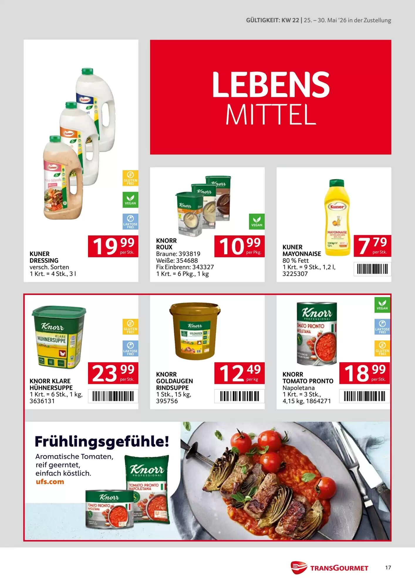 Transgourmet Flugblatt (ab 25.05.2026) - Angebote und Prospekt - Seite 17