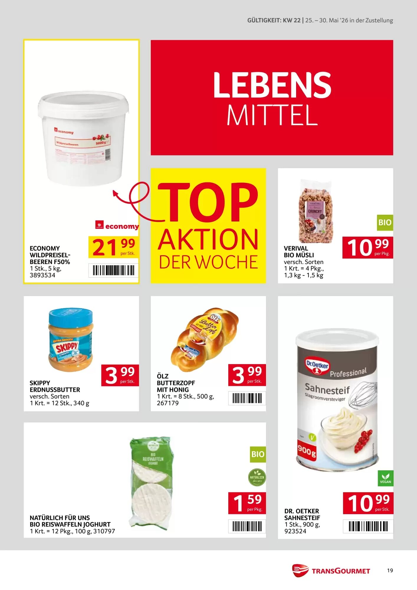 Transgourmet Flugblatt (ab 25.05.2026) - Angebote und Prospekt - Seite 19