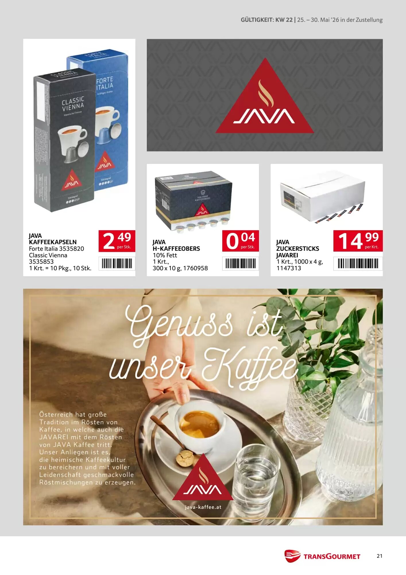Transgourmet Flugblatt (ab 25.05.2026) - Angebote und Prospekt - Seite 21