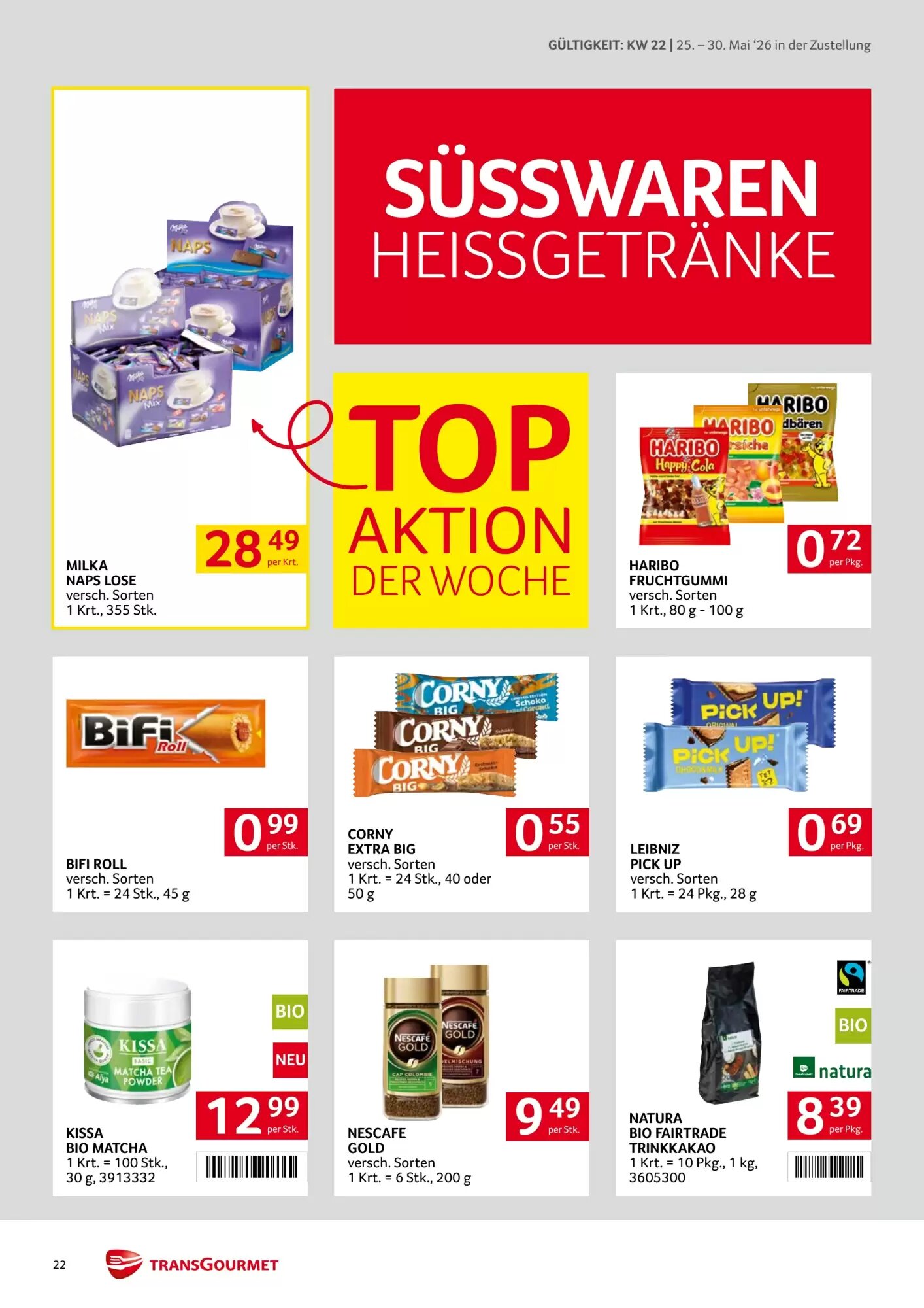 Transgourmet Flugblatt (ab 25.05.2026) - Angebote und Prospekt - Seite 22