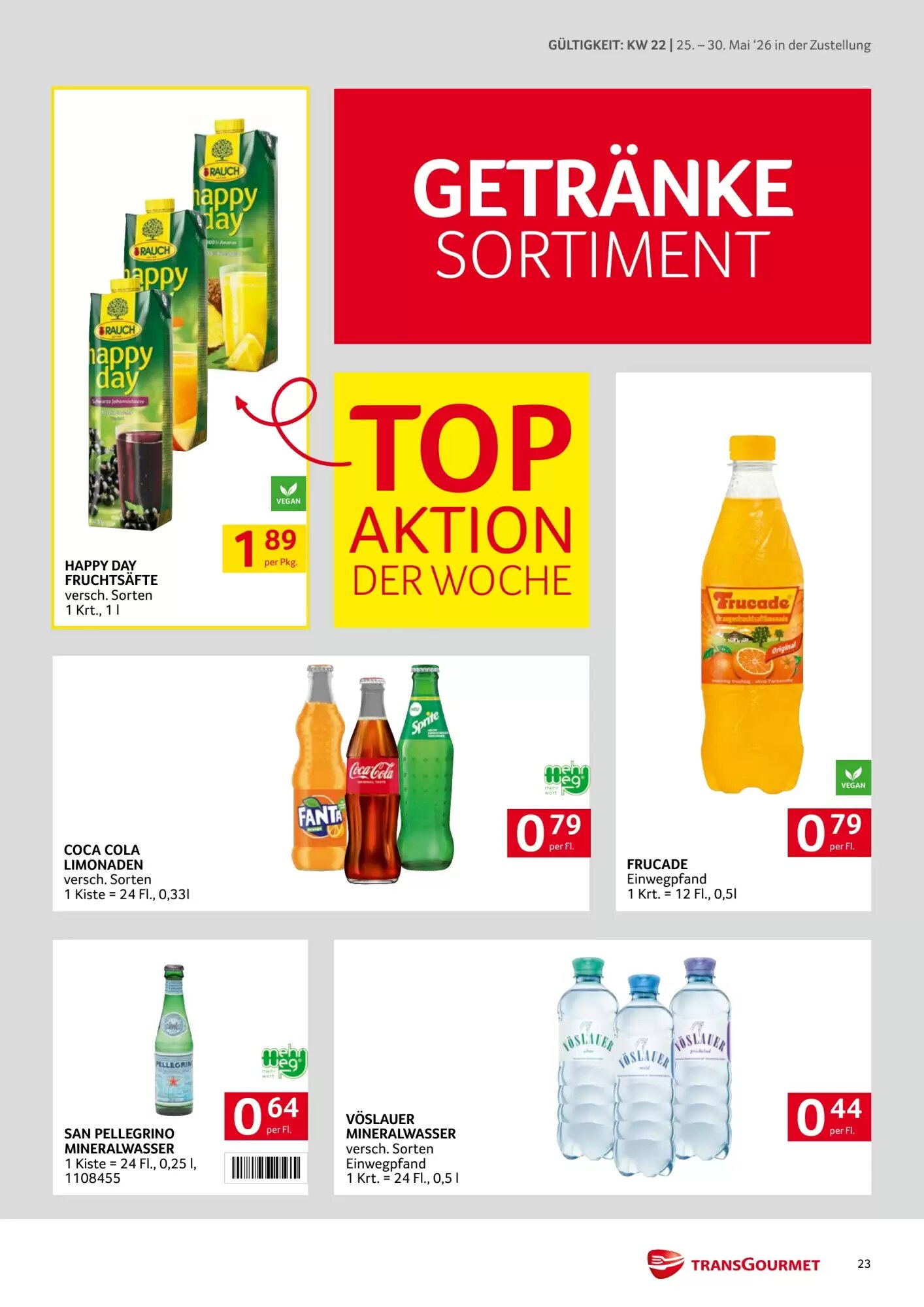 Transgourmet Flugblatt (ab 25.05.2026) - Angebote und Prospekt - Seite 23