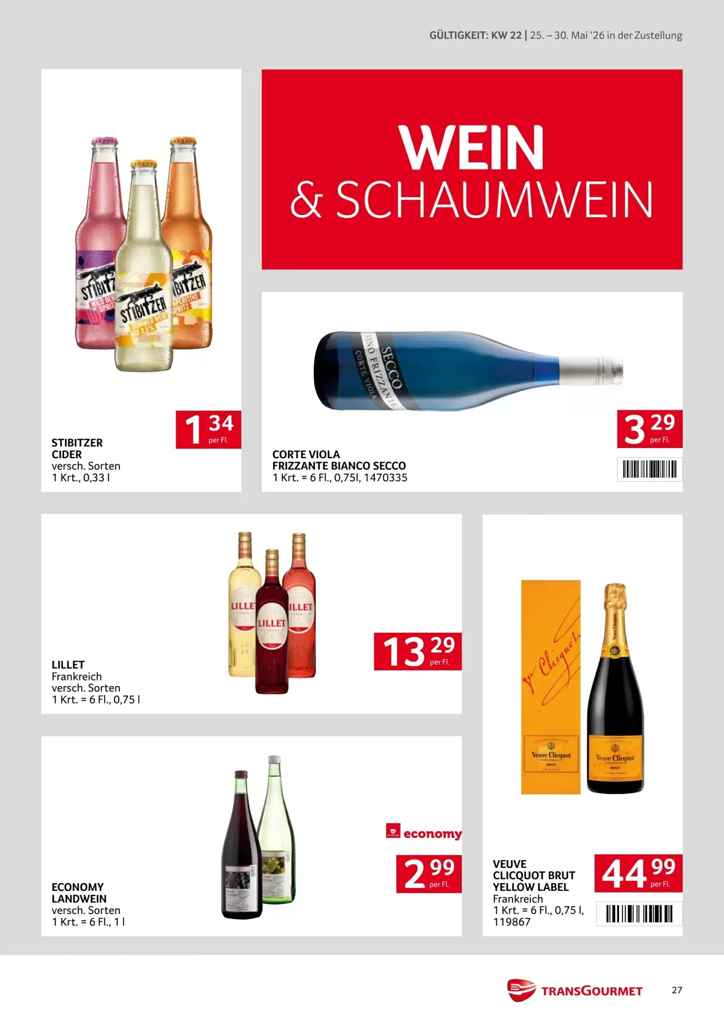 Transgourmet Flugblatt (ab 25.05.2026) - Angebote und Prospekt - Seite 27
