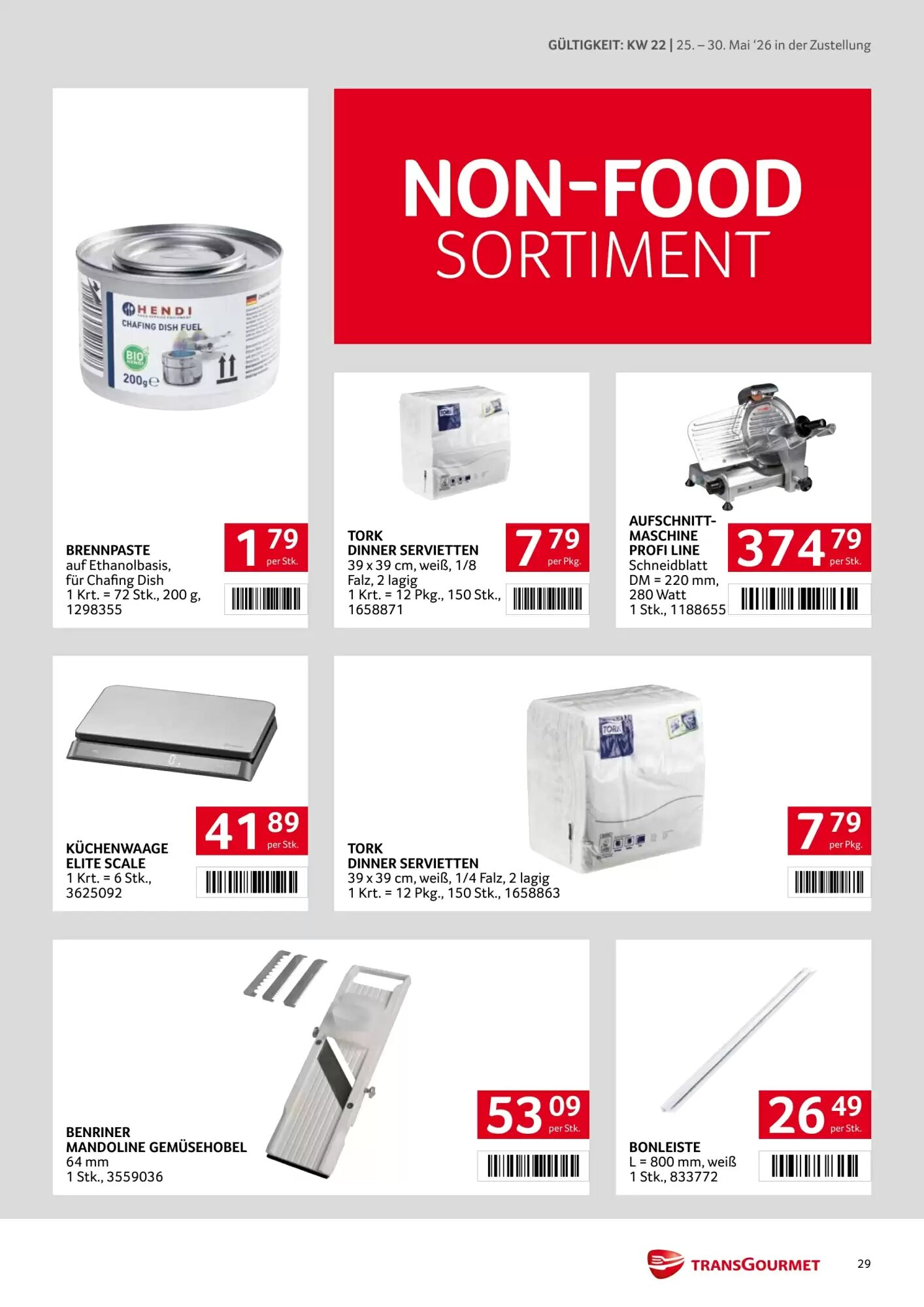 Transgourmet Flugblatt (ab 25.05.2026) - Angebote und Prospekt - Seite 29