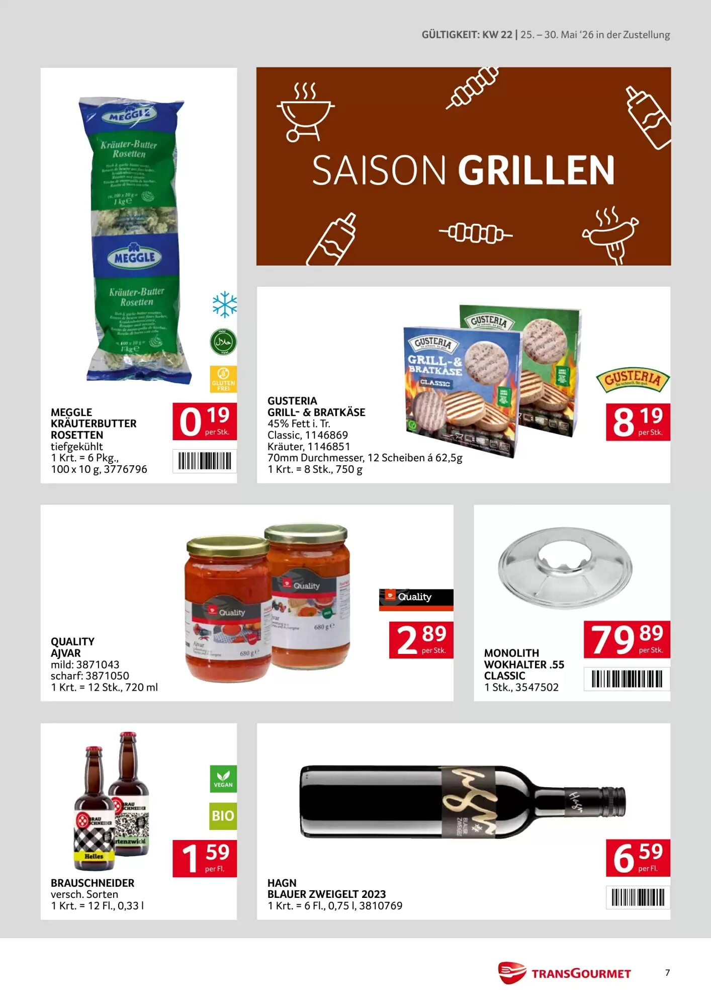 Transgourmet Flugblatt (ab 25.05.2026) - Angebote und Prospekt - Seite 7
