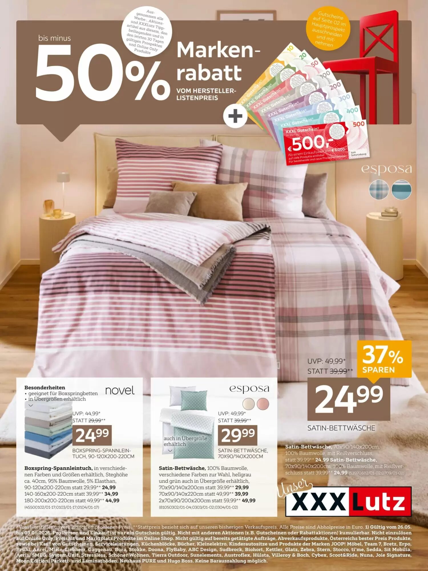 XXXLutz Flugblatt (ab 26.05.2026) - Angebote und Prospekt - Seite 1