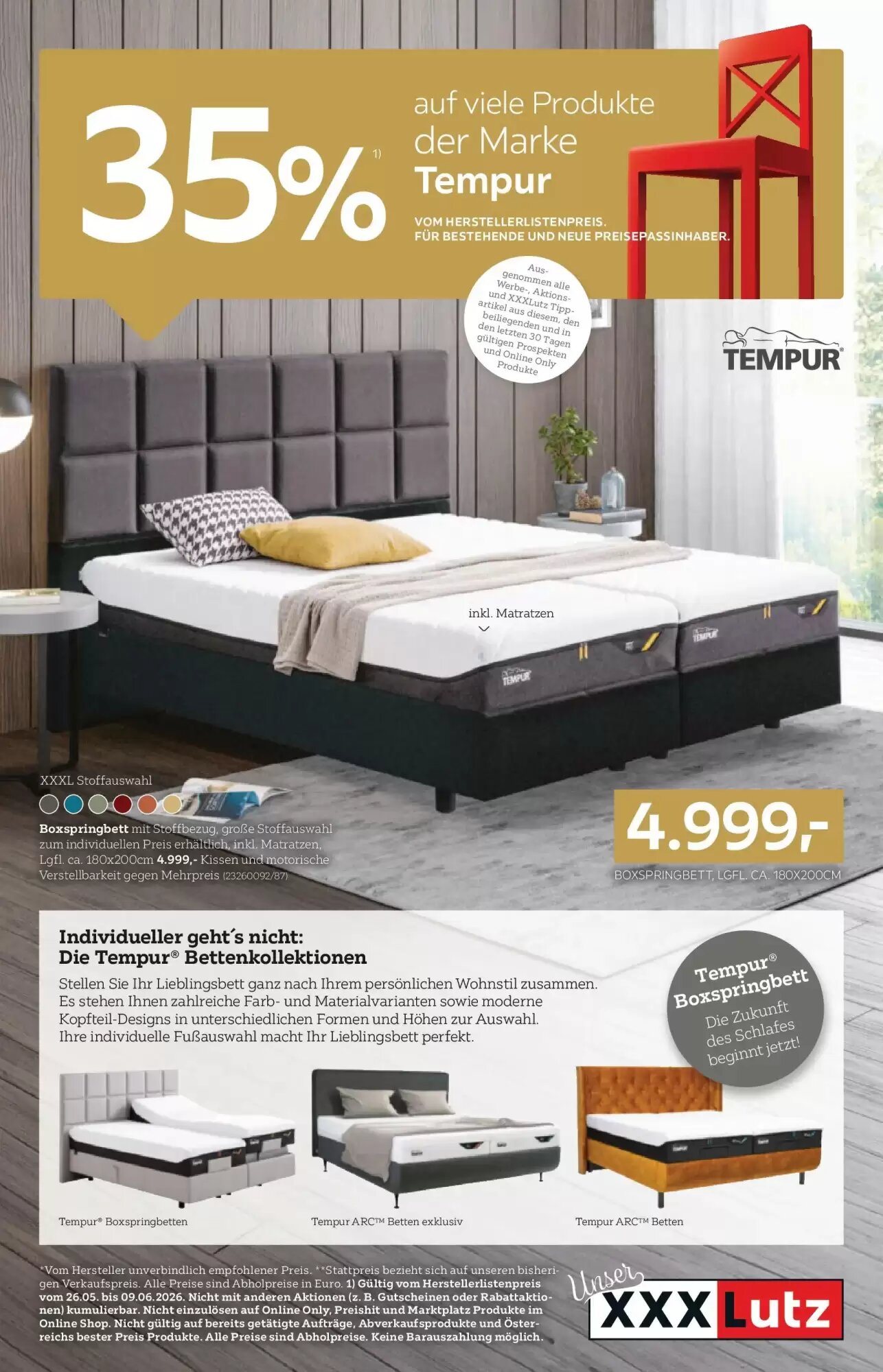 XXXLutz Flugblatt (ab 26.05.2026) - Angebote und Prospekt - Seite 1