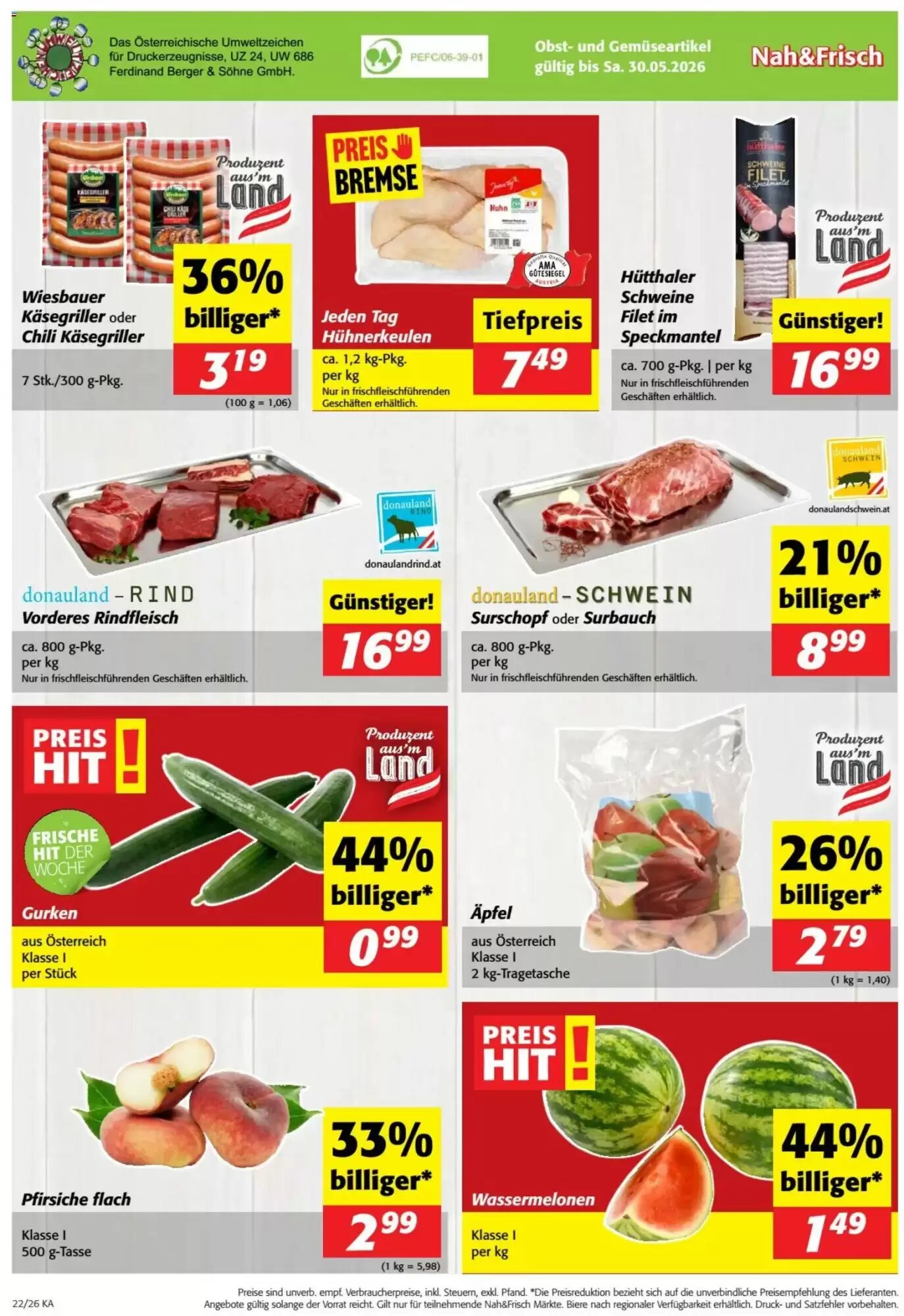 Nah&Frisch Flugblatt (ab 27.05.2026) - Angebote und Prospekt - Seite 8
