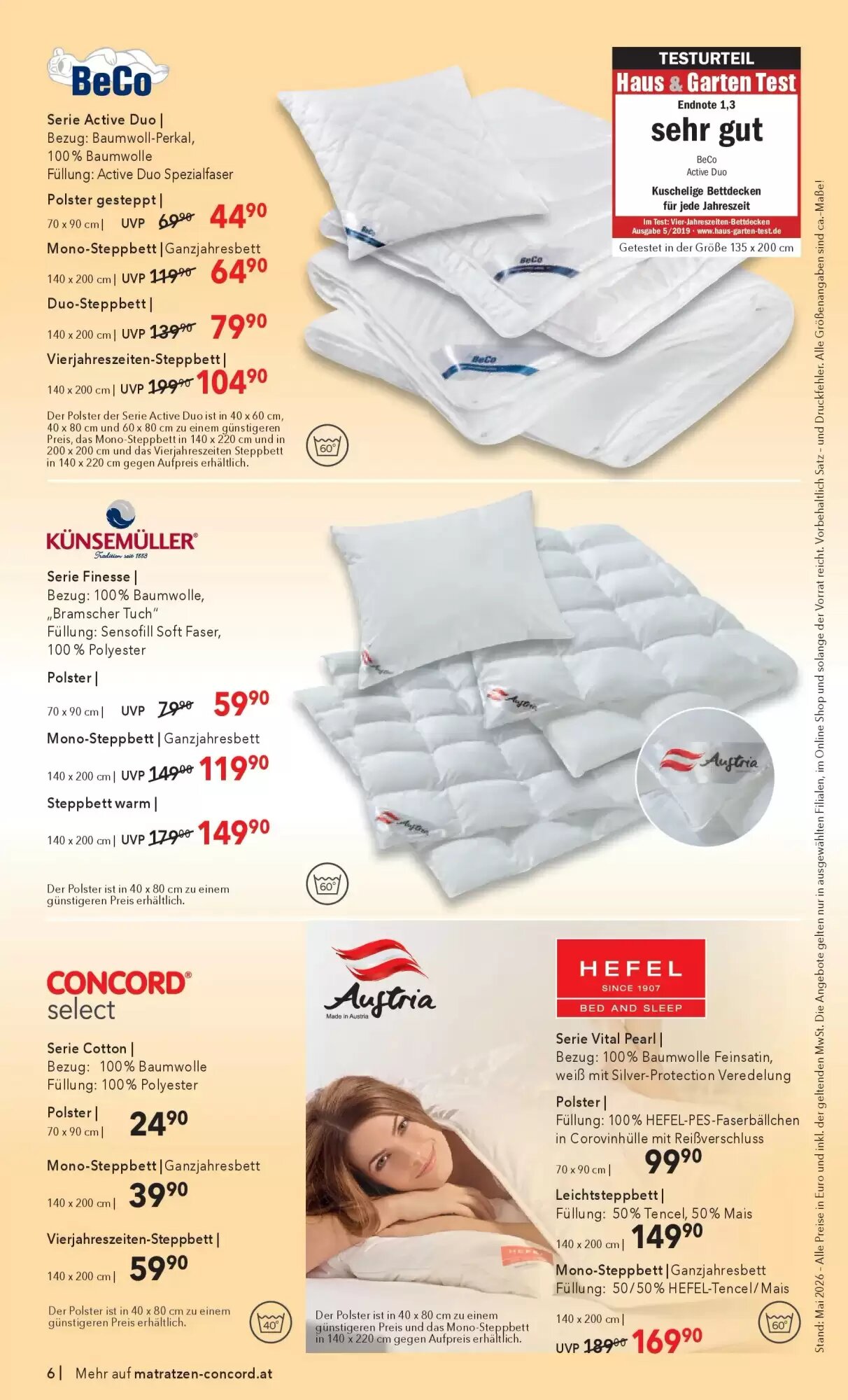 Matratzen Concord Flugblatt (ab 27.05.2026) - Angebote und Prospekt - Seite 6