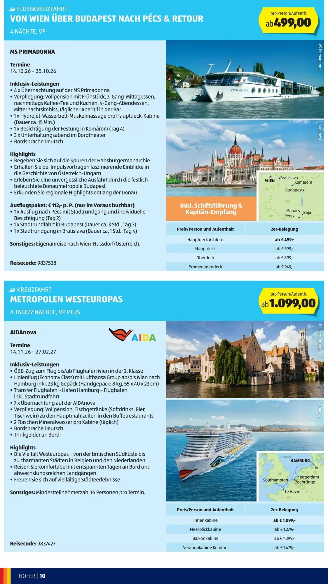 Hofer Reisen Flugblatt (ab 27.05.2026) - Angebote und Prospekt - Seite 10