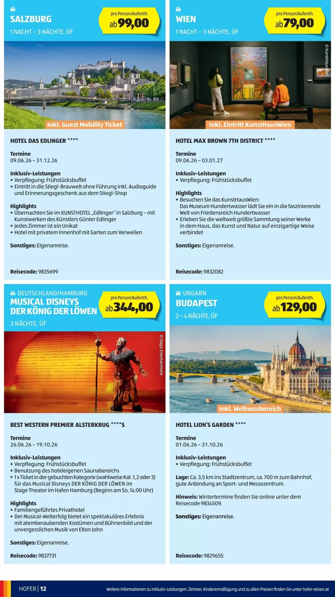 Hofer Reisen Flugblatt (ab 27.05.2026) - Angebote und Prospekt - Seite 12
