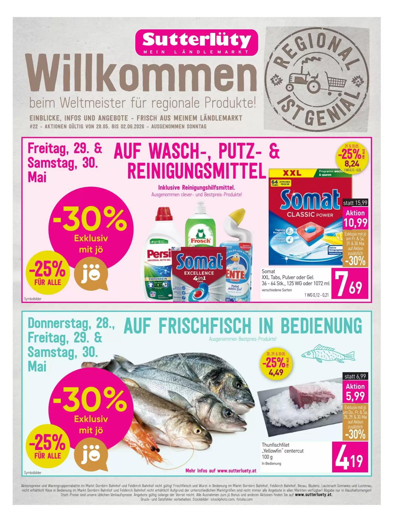 Sutterlüty Flugblatt (ab 28.05.2026) - Angebote und Prospekt - Seite 1