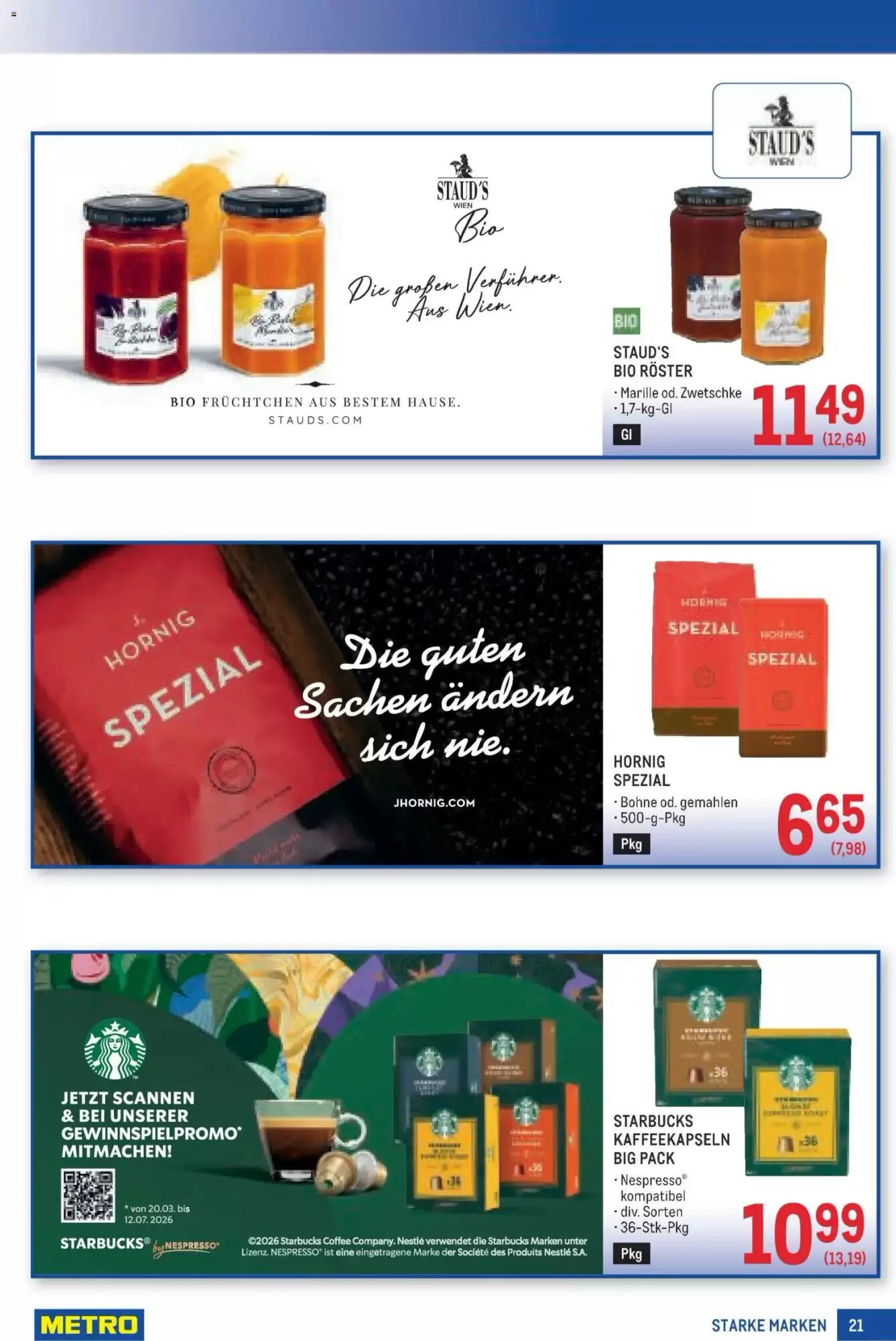 Metro Flugblatt (ab 28.05.2026) - Angebote und Prospekt - Seite 21