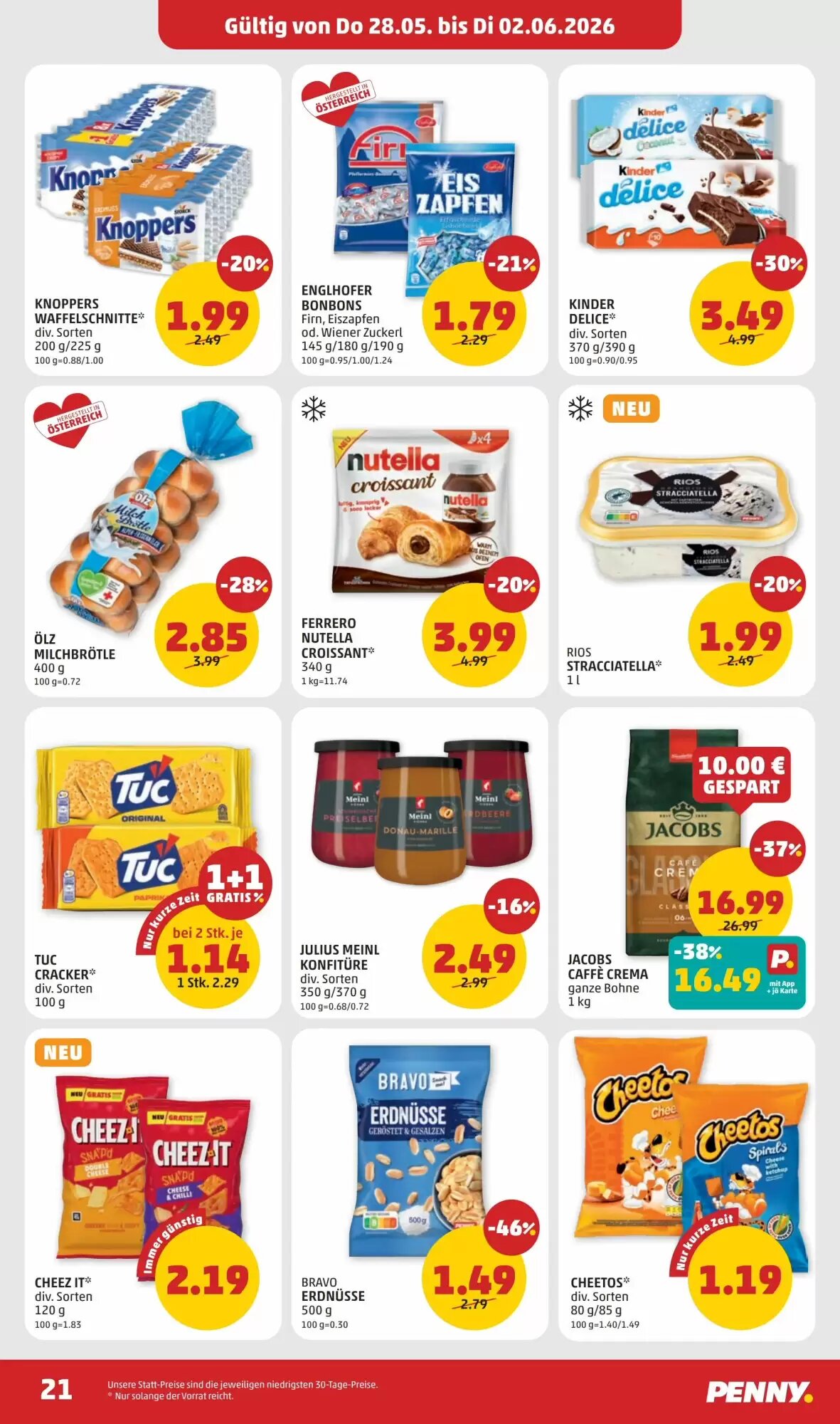 PENNY Flugblatt (ab 28.05.2026) - Angebote und Prospekt - Seite 21