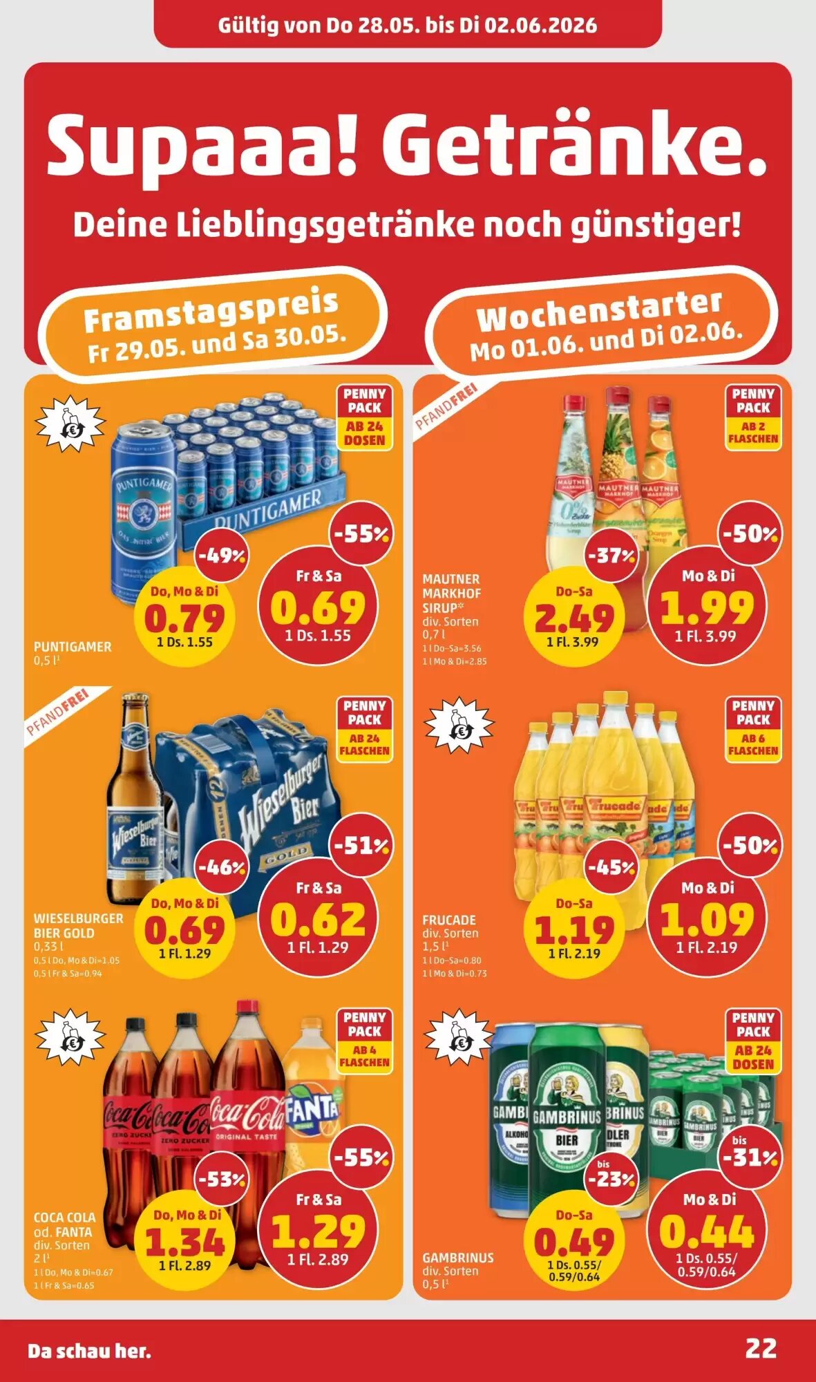 PENNY Flugblatt (ab 28.05.2026) - Angebote und Prospekt - Seite 22