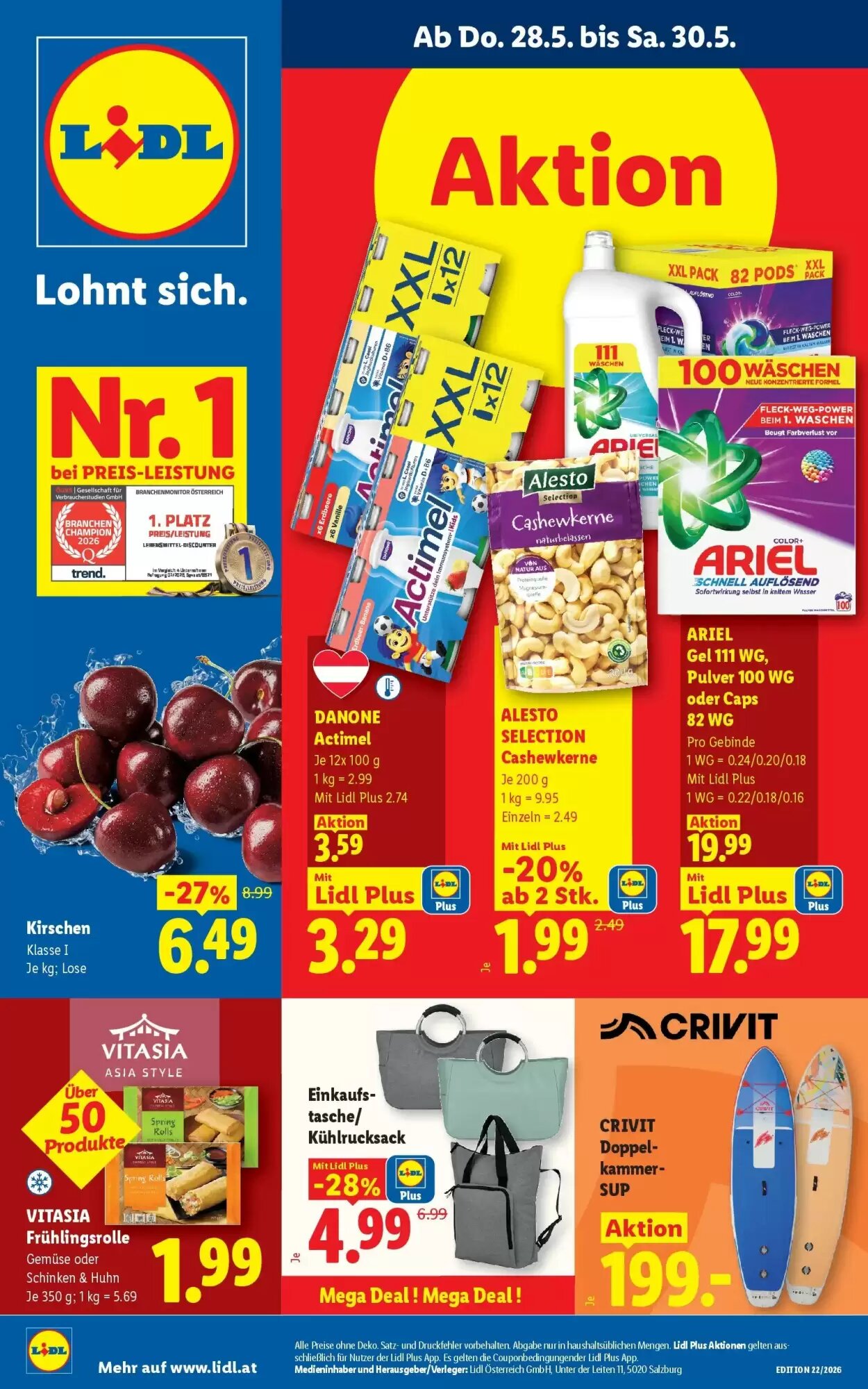 Lidl Flugblatt (ab 28.05.2026) - Angebote und Prospekt - Seite 1