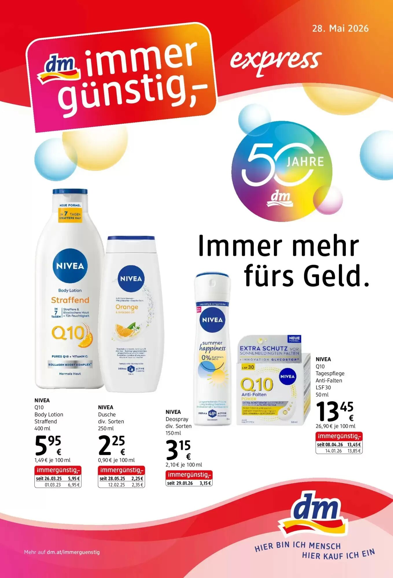 dm Flugblatt (ab 28.05.2026) - Angebote und Prospekt - Seite 1