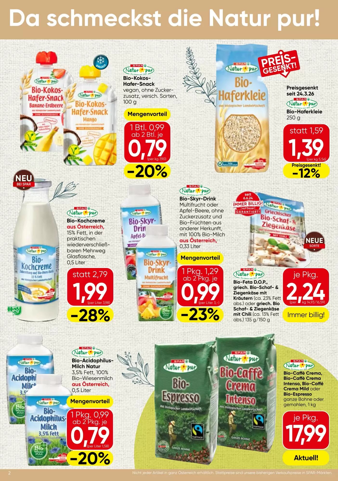 Spar Flugblatt (ab 28.05.2026) - Angebote und Prospekt - Seite 2