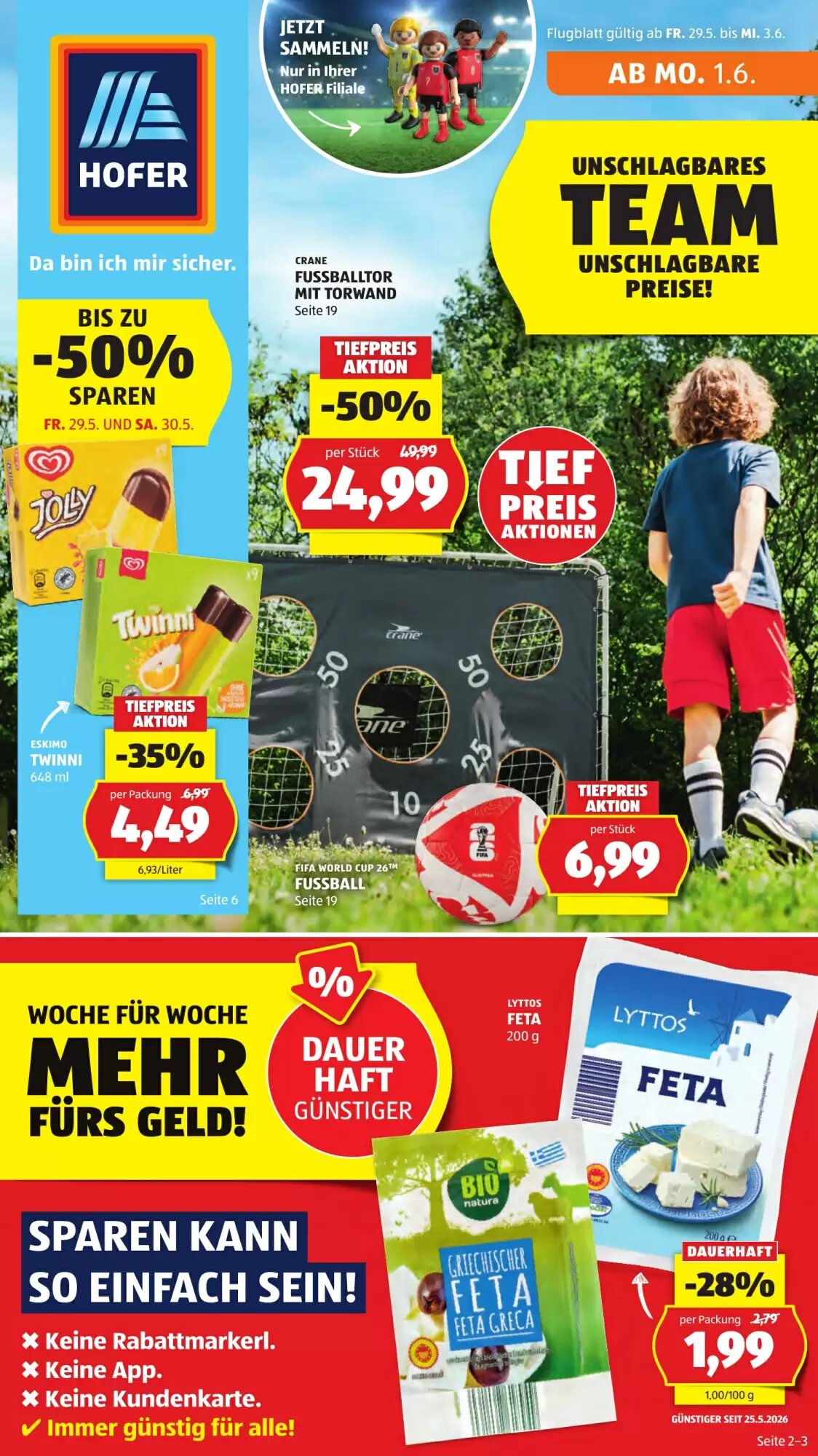 Hofer Flugblatt (ab 29.05.2026) - Angebote und Prospekt - Seite 1