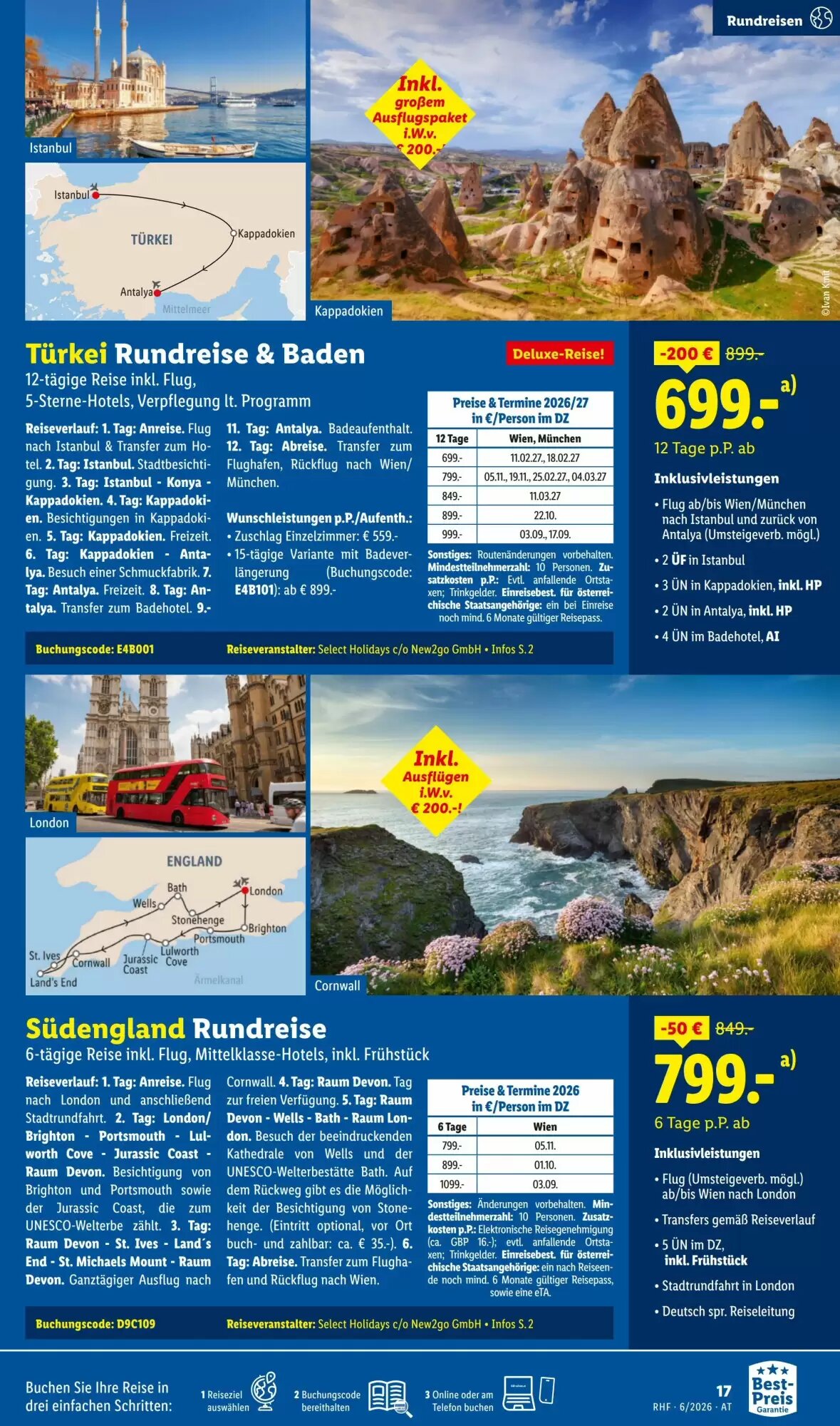 Lidl Reisen Flugblatt (ab 30.05.2026) - Angebote und Prospekt - Seite 17