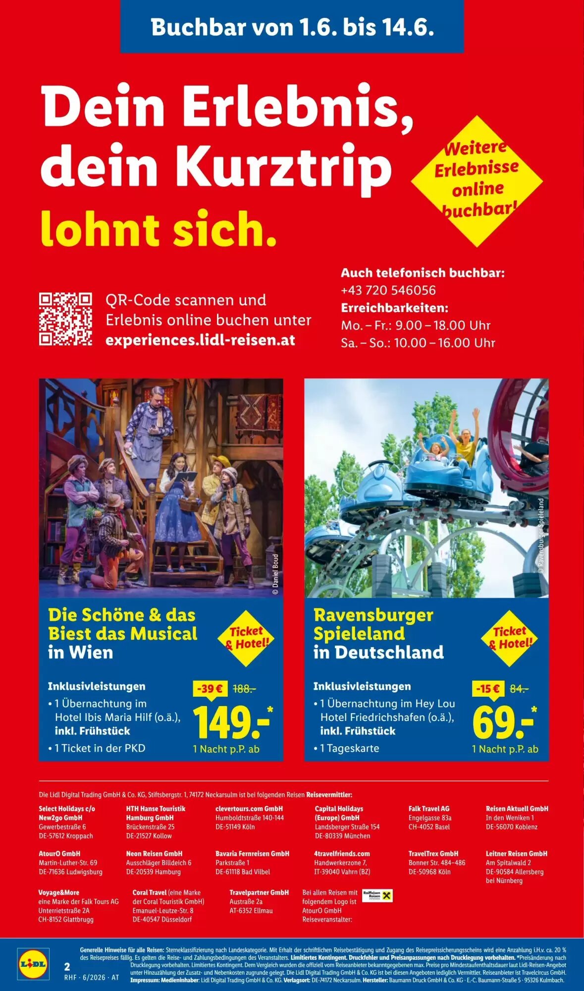 Lidl Reisen Flugblatt (ab 30.05.2026) - Angebote und Prospekt - Seite 2